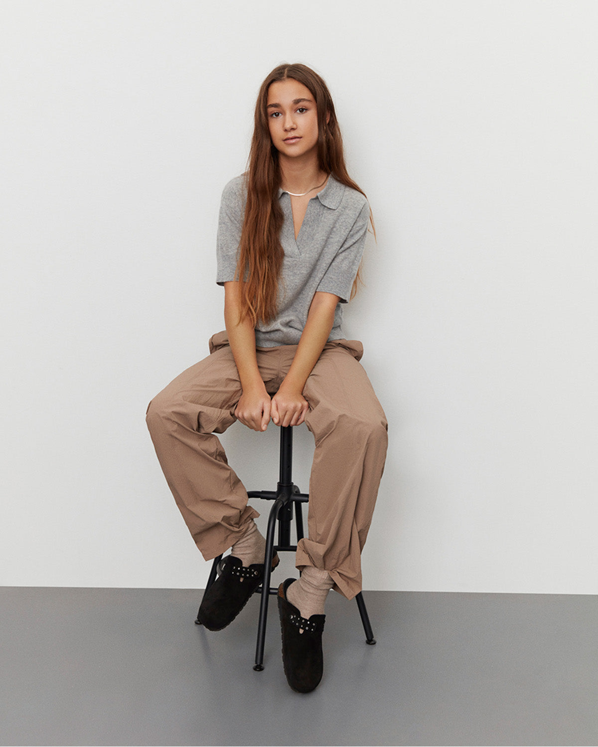 Sofie Schnoor YOUNG AMALYSY KNIT Knit 8010 Grey melange