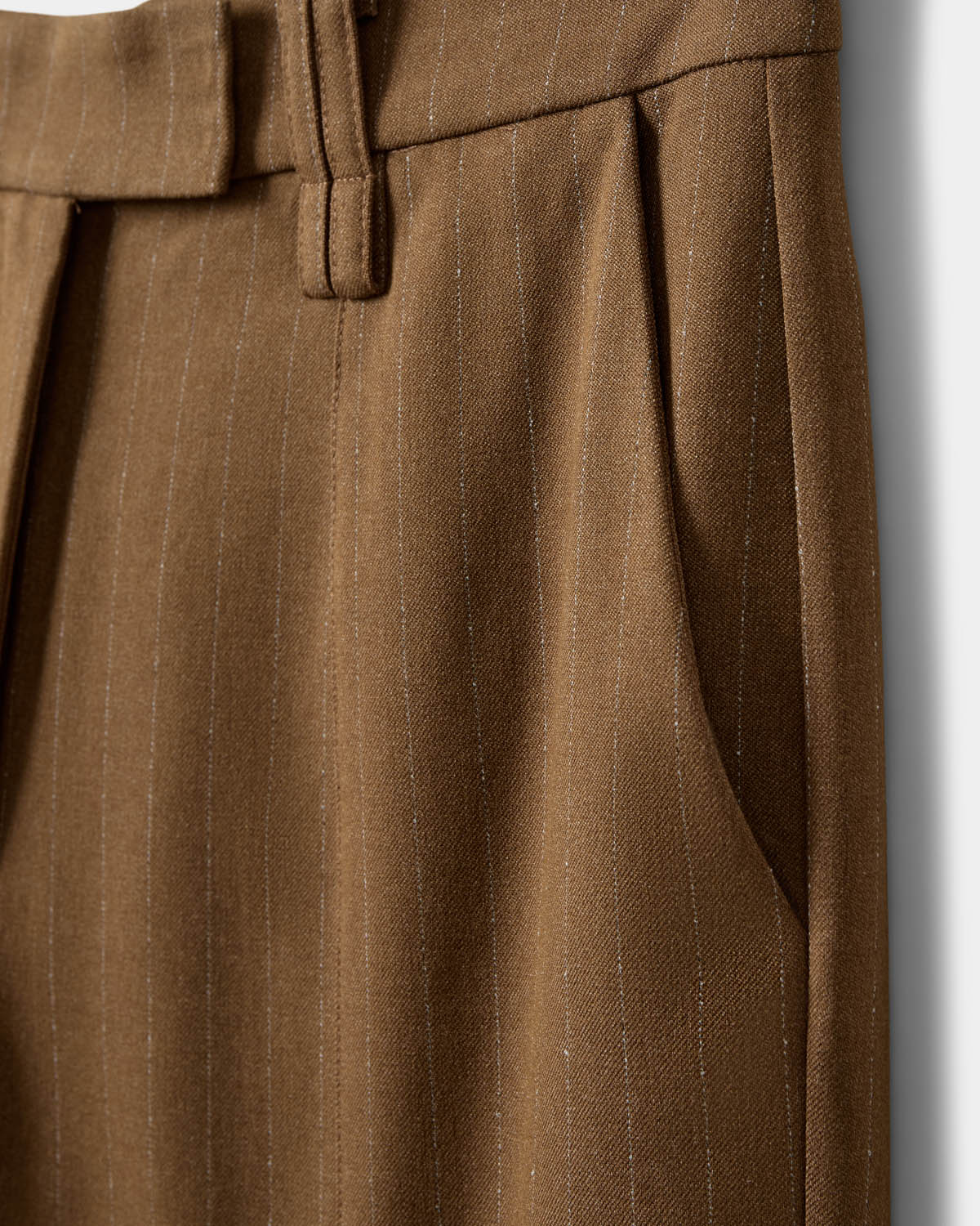 Sofie Schnoor WOMEN AMILASW PINSTRIPE TROUSERS Trousers 7164 Maple Brown