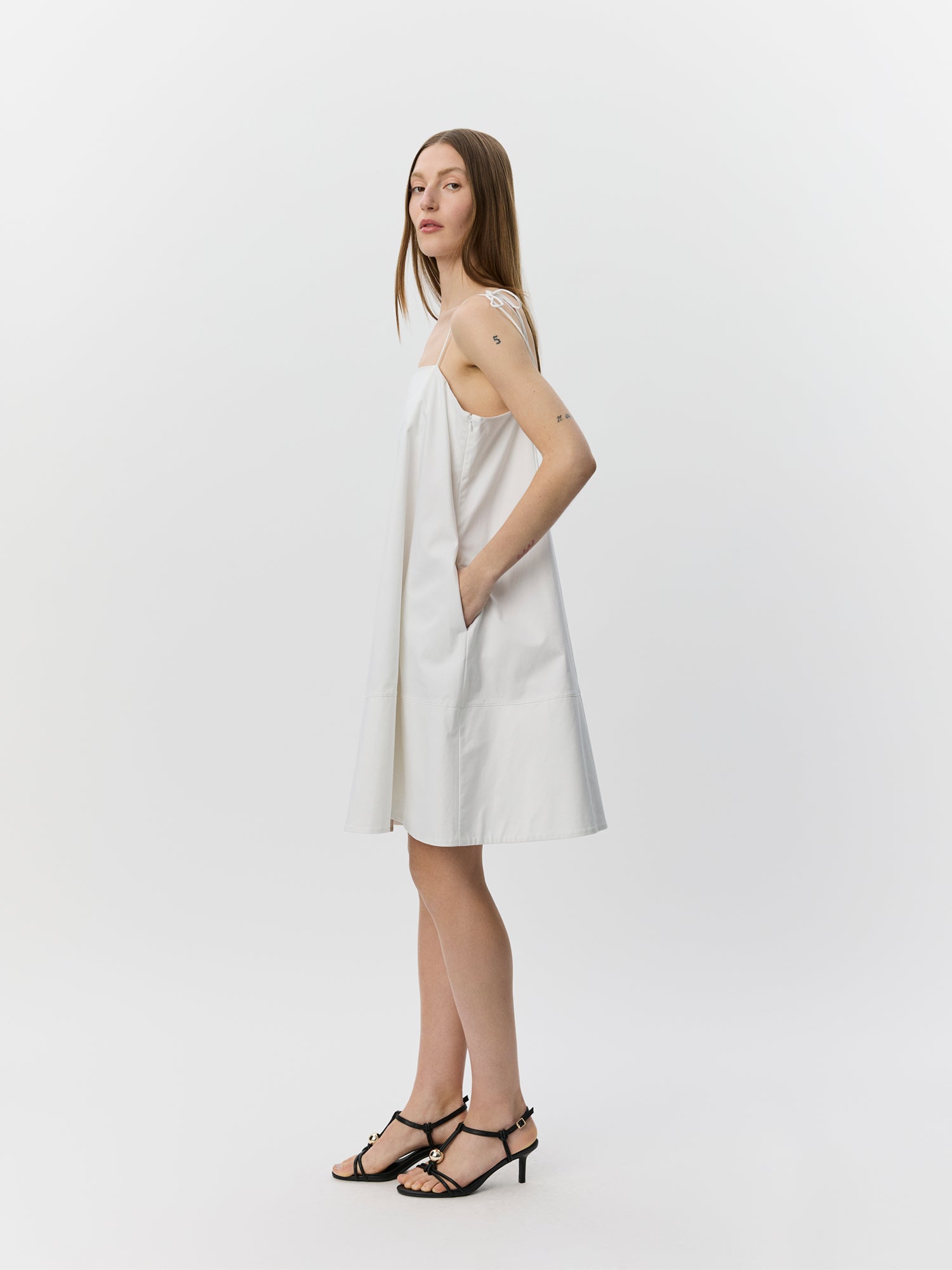 Sofie Schnoor WOMEN ANAYASW A SHAPE MINI DRESS Dress 0101 Off white