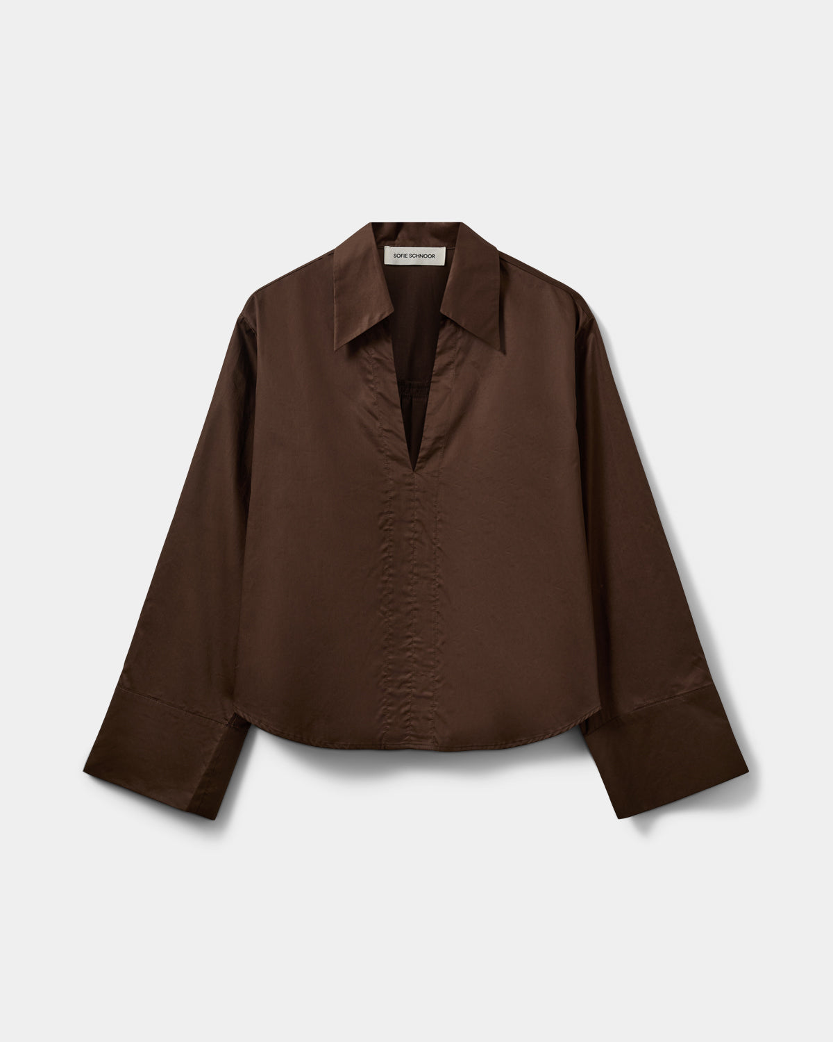 Sofie Schnoor WOMEN ANOASW OVERSIZE SHIRT Shirt 7162 Intense Brown