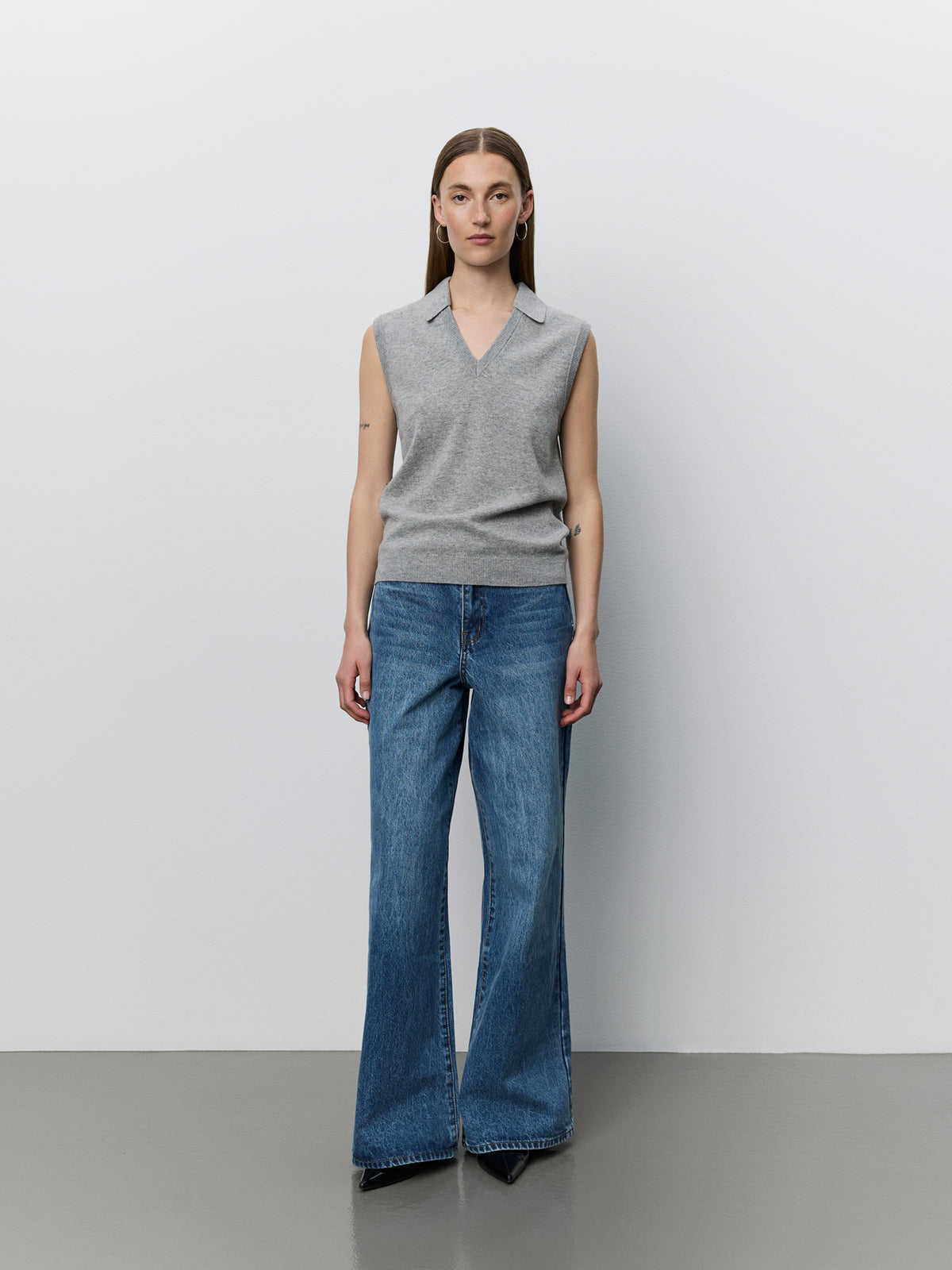 Sofie Schnoor WOMEN APPLESW VEST Vest 8010 Grey melange