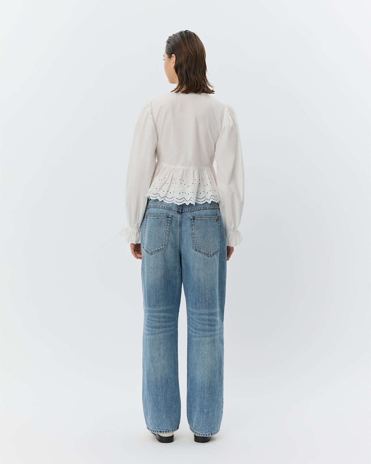 Sofie Schnoor WOMEN ARIASW BRODERIE ANGLAISE SHIRT Shirt 0103 Off white