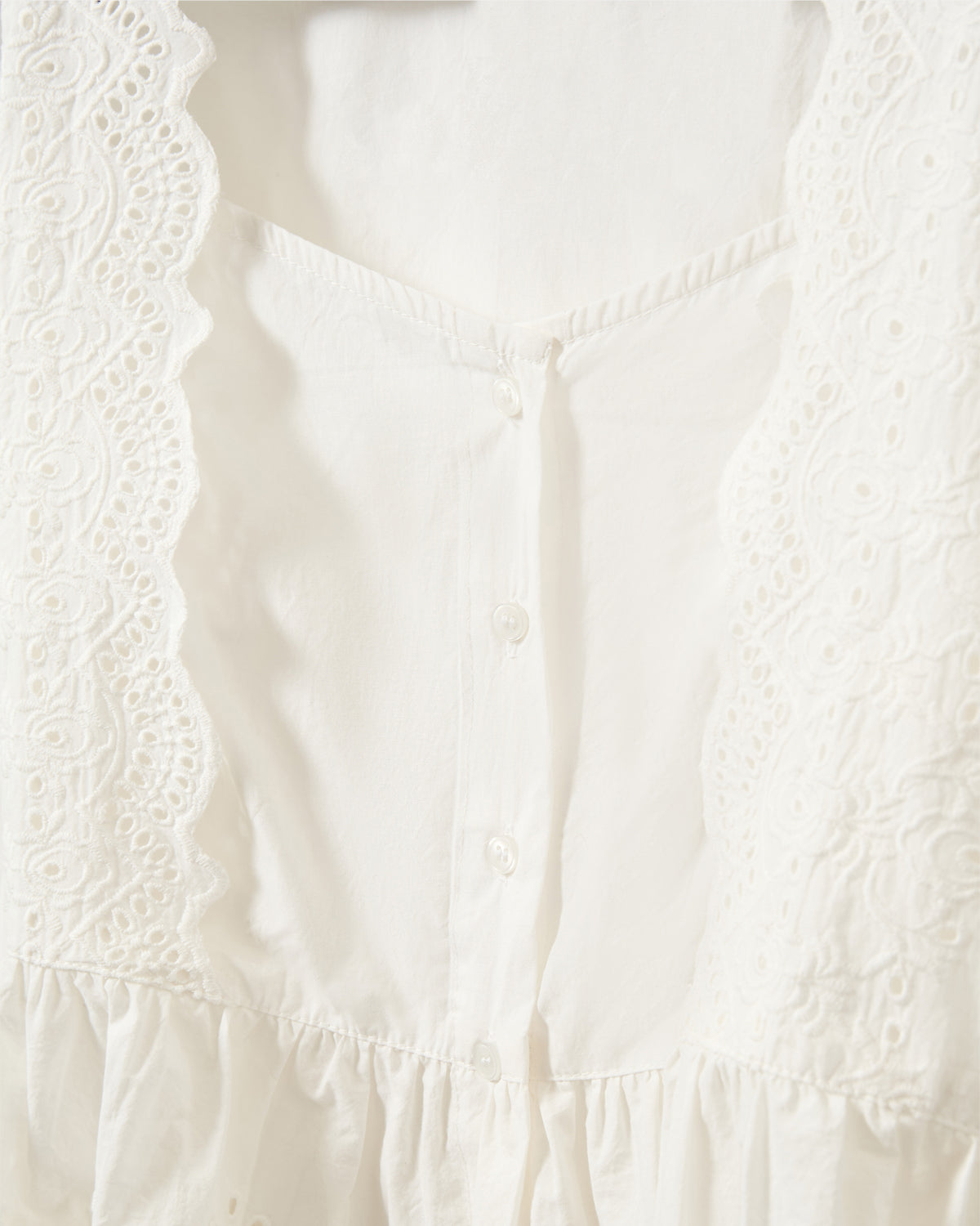 Sofie Schnoor WOMEN ARIASW BRODERIE ANGLAISE SHIRT Shirt 0103 Off white
