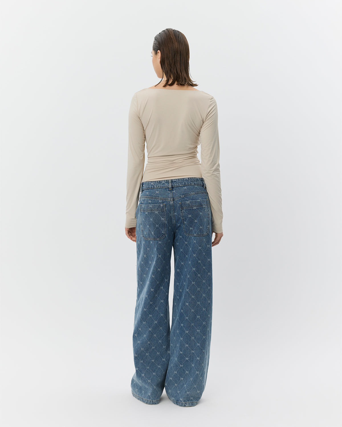 Sofie Schnoor WOMEN AZZISW LOW WIDE LEG JEANS Jeans 5036 Blue