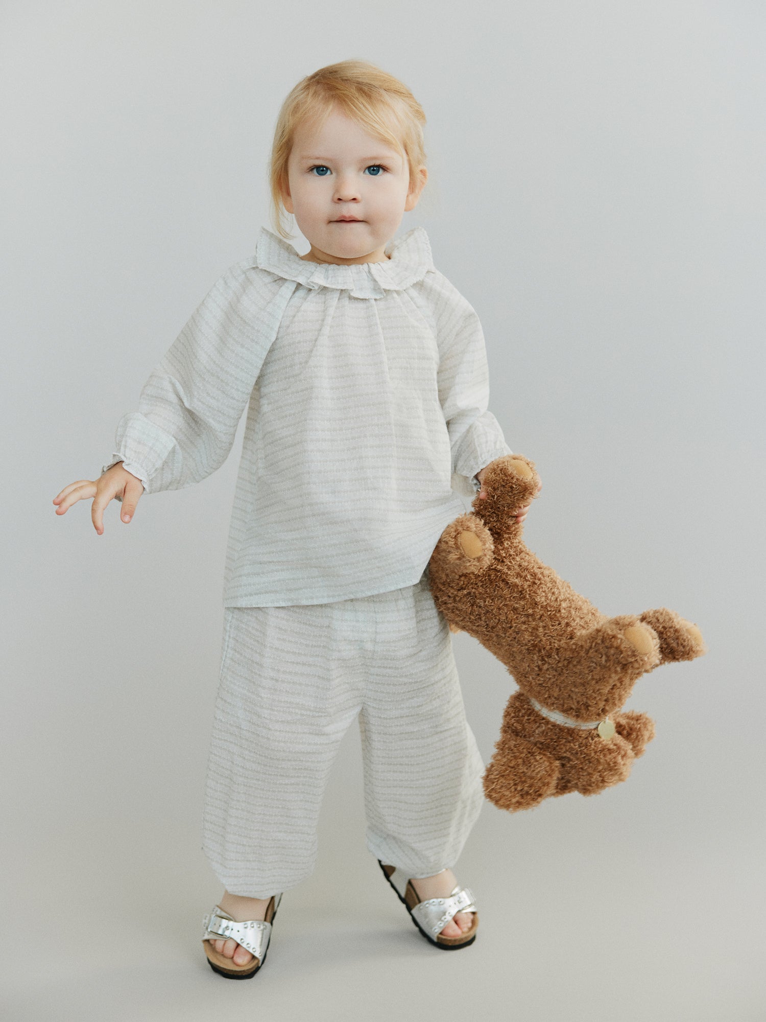Sofie Schnoor KIDS AlminaKB Blouse Blouse 9109 Off White w AOP