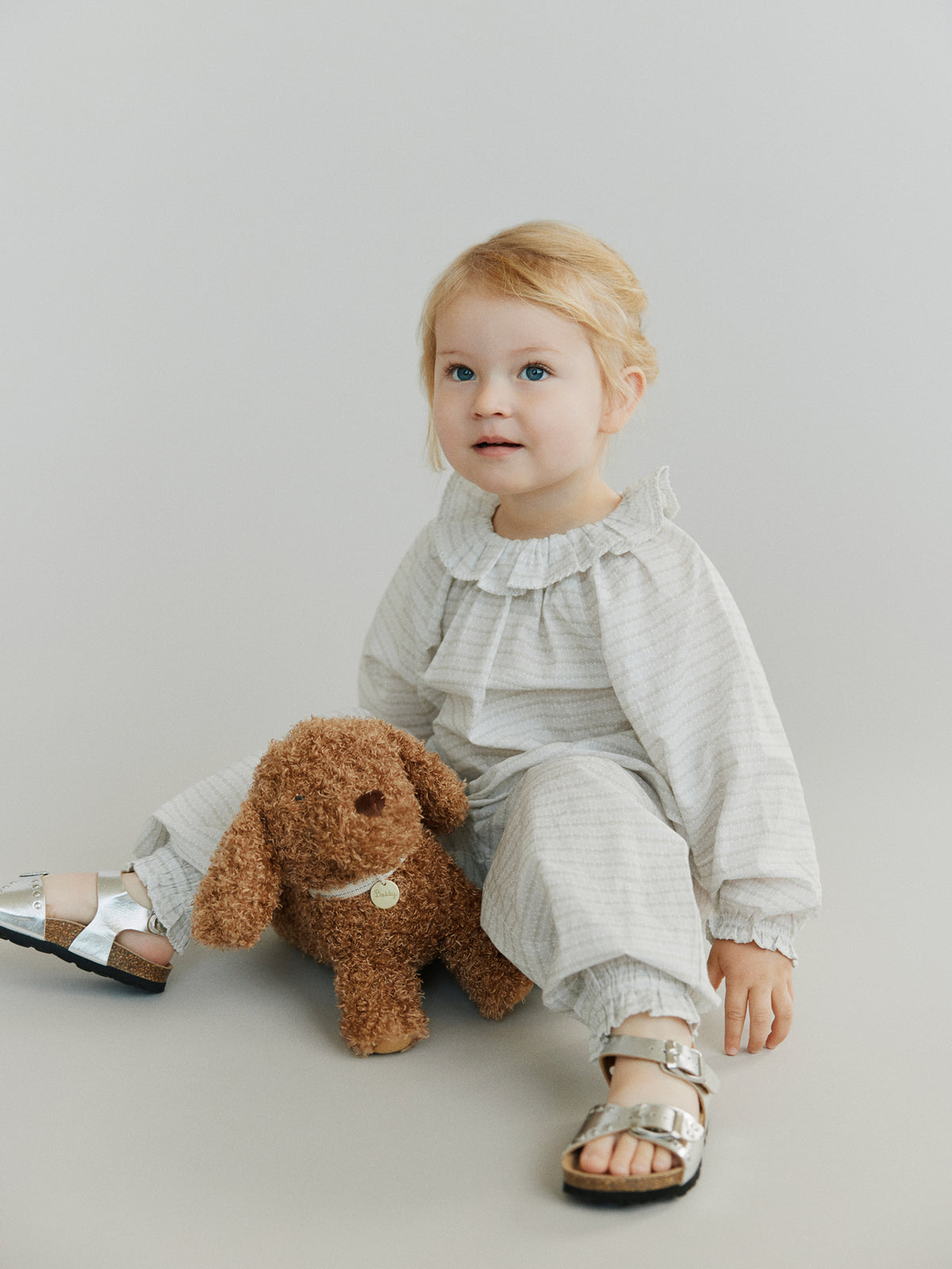 Sofie Schnoor KIDS AlminaKB Blouse Blouse 9109 Off White w AOP