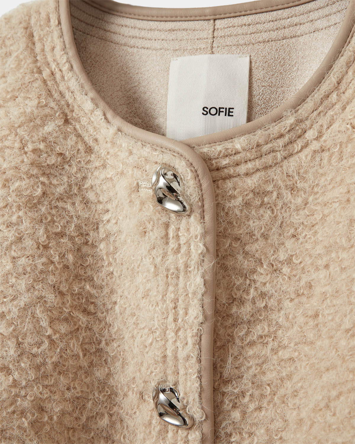 Sofie Schnoor WOMEN BENESW FUR JACKET Jacket 7015 Beige