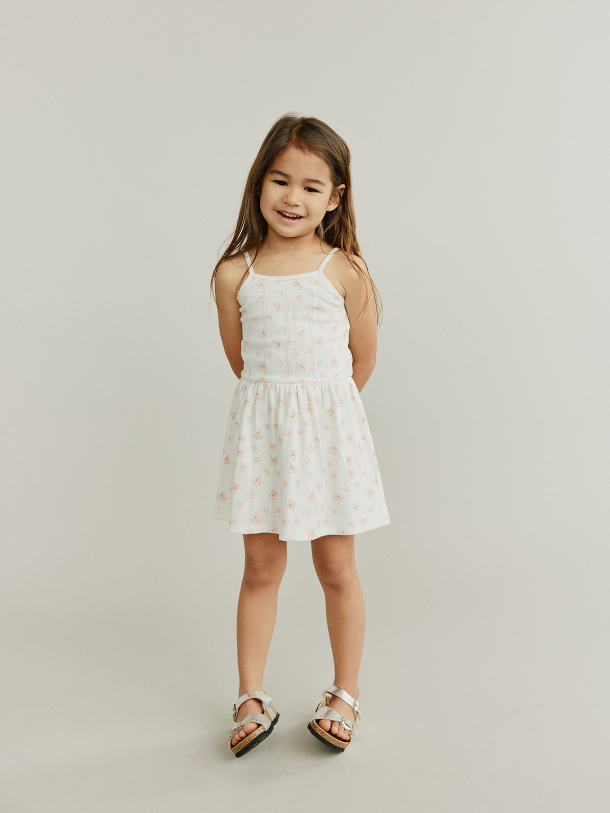 Sofie Schnoor KIDS BobbieKB Dress Dress 9139 Off White - Light Pink