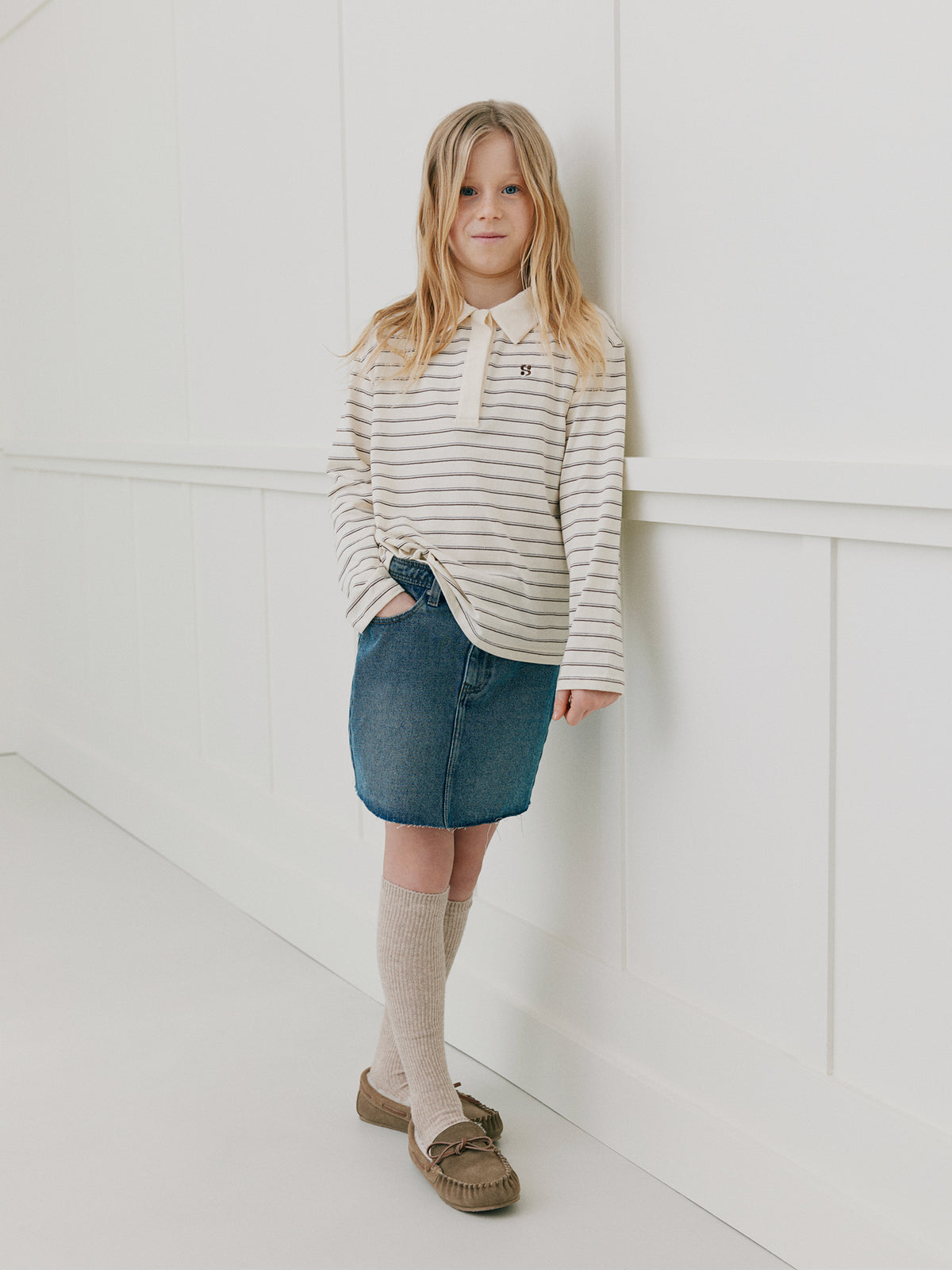 Sofie Schnoor YOUNG CALLYSY SKIRT Skirt 5055 Denim blue