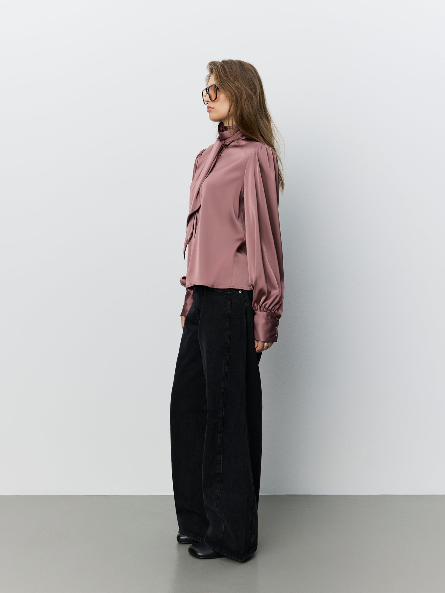 Sofie Schnoor WOMEN CARINASW SATIN SHIRT Blouse 7172 Dusty Plum