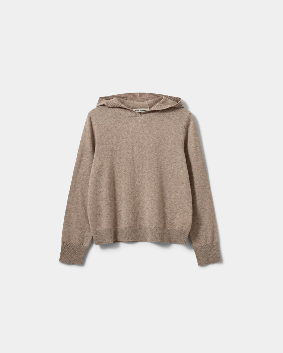 Sofie Schnoor WOMEN CASSIESW KNIT HOODIE Hoodie 7071 Brown melange
