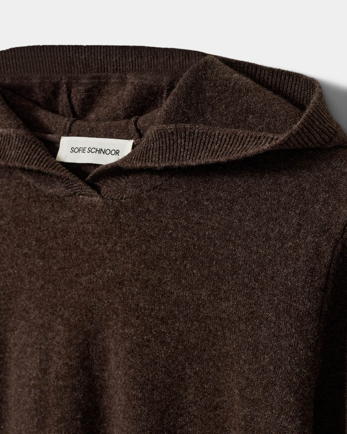 Sofie Schnoor WOMEN CASSIESW KNIT HOODIE Hoodie 7129 Brown Fudge