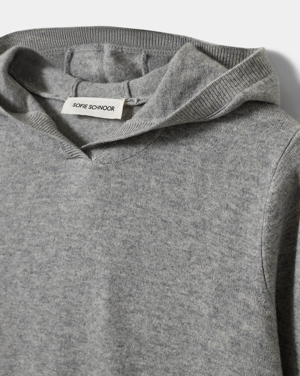 Sofie Schnoor WOMEN CASSIESW KNIT HOODIE Hoodie 8000 Grey Melange
