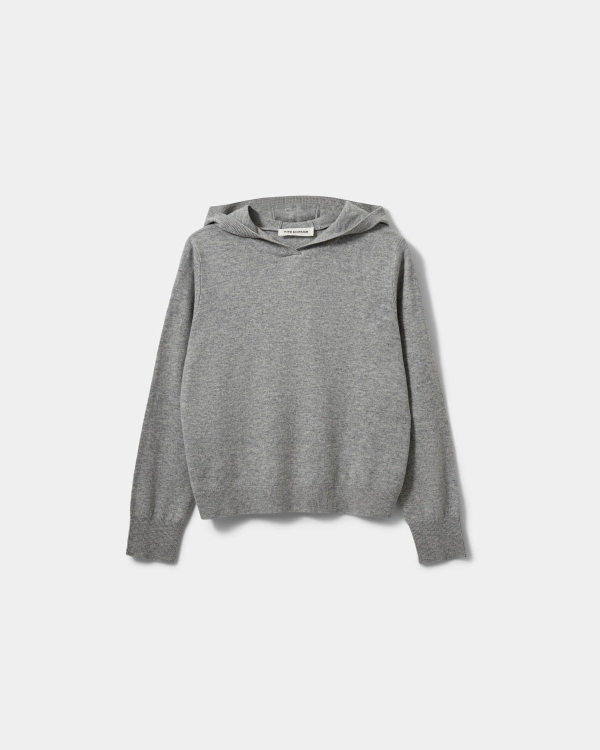 Sofie Schnoor WOMEN CASSIESW KNIT HOODIE Hoodie 8000 Grey Melange