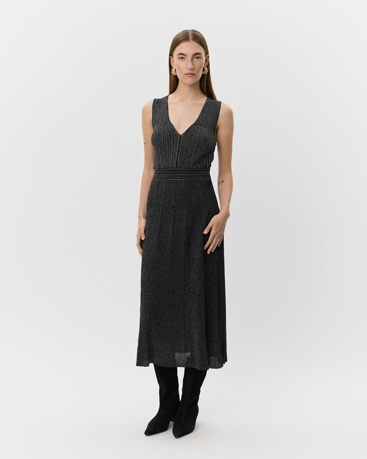 Sofie Schnoor WOMEN CELESTINESW DRESS Dress 1003 Black glitter