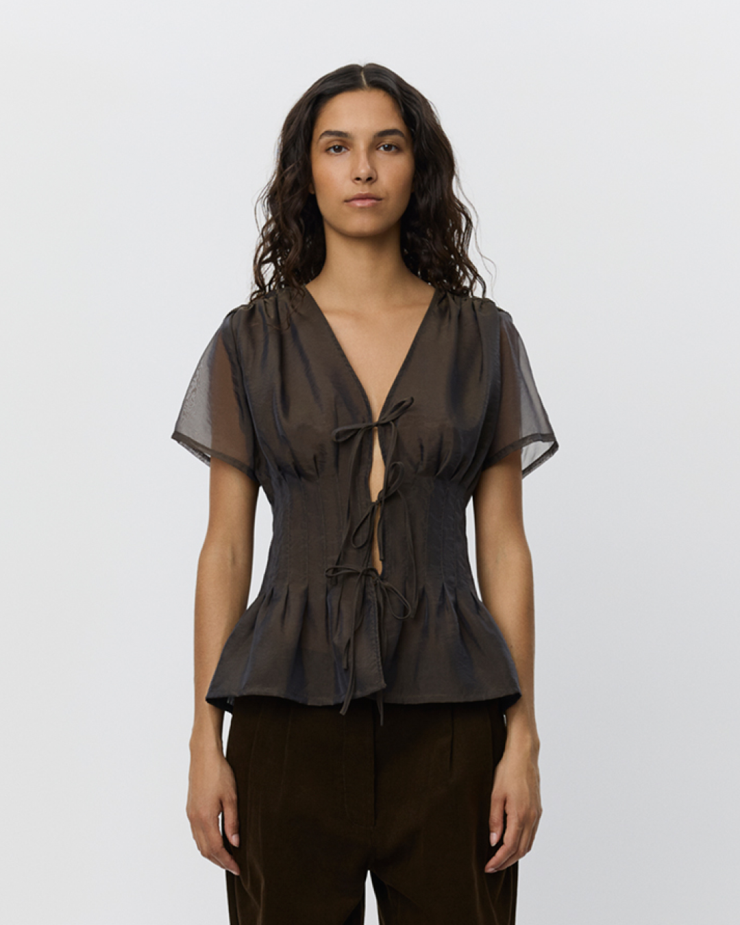 Sofie Schnoor WOMEN CENIASW SHIRT Shirt 7025 Dark brown