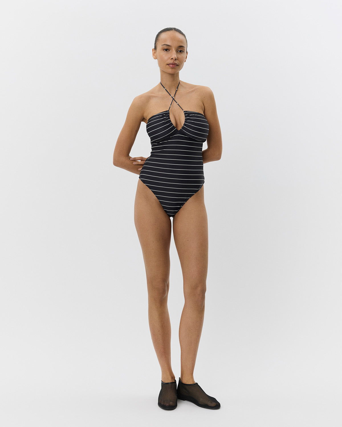 Sofie Schnoor WOMEN CHELLESW SWIMSUIT Swimsuit 1017 Black striped