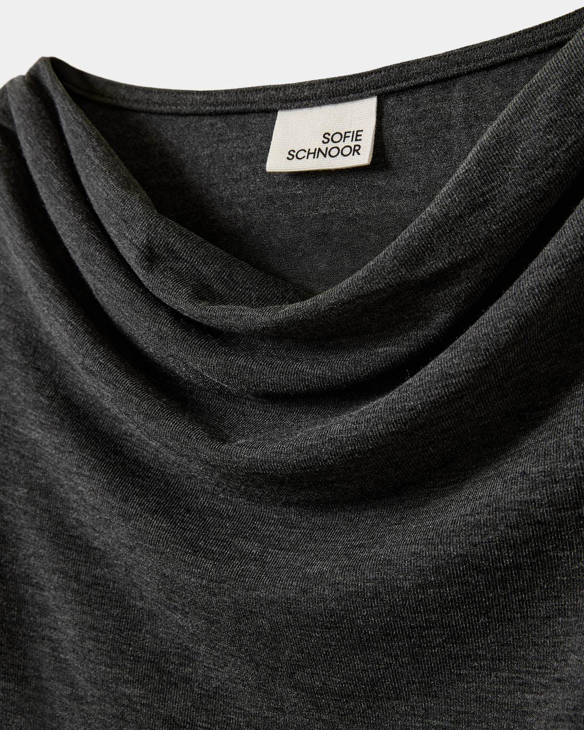 Sofie Schnoor YOUNG CILLYSY T-SHIRT LONGSLEEVE T-shirt Long Sleeve 8008 Dark grey
