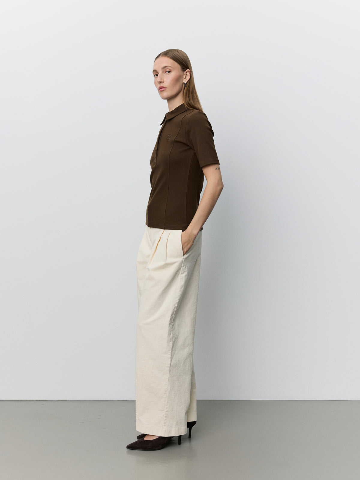 Sofie Schnoor WOMEN CORLIESW CORDUROY TROUSERS Trousers 0101 Off white