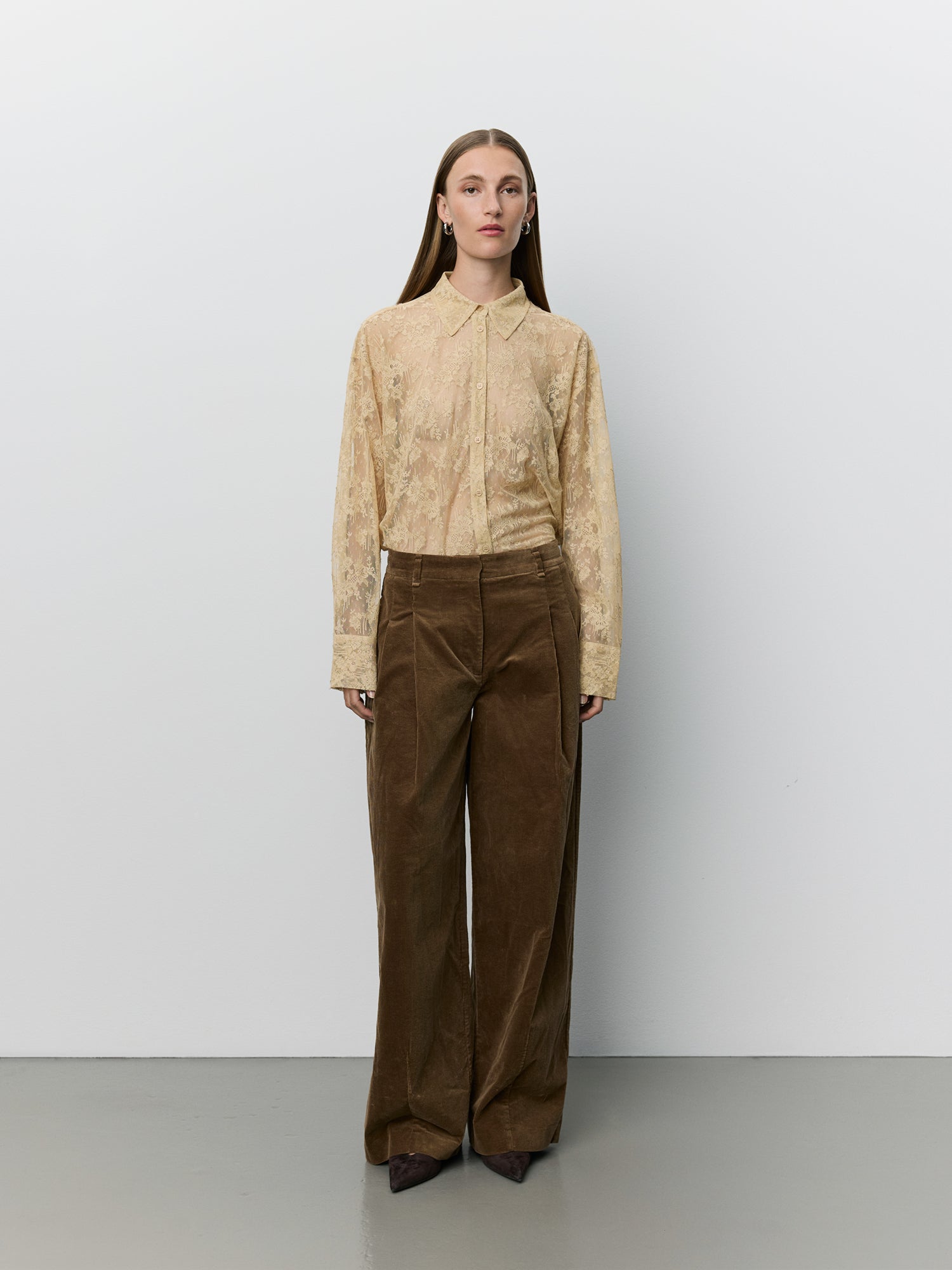 Sofie Schnoor WOMEN CORLIESW CORDUROY TROUSERS Trousers 7052 Brown