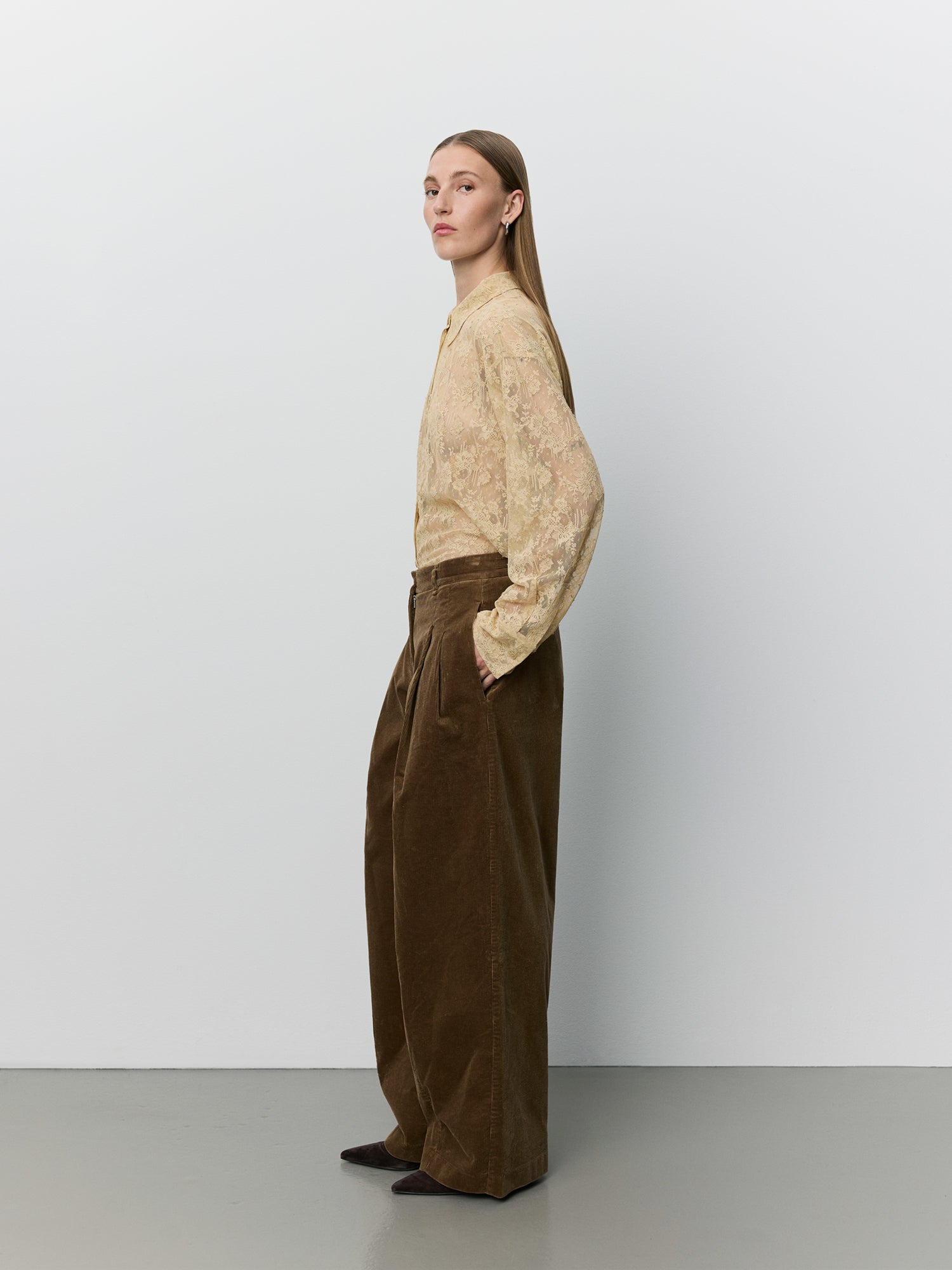 Sofie Schnoor WOMEN CORLIESW CORDUROY TROUSERS Trousers 7052 Brown