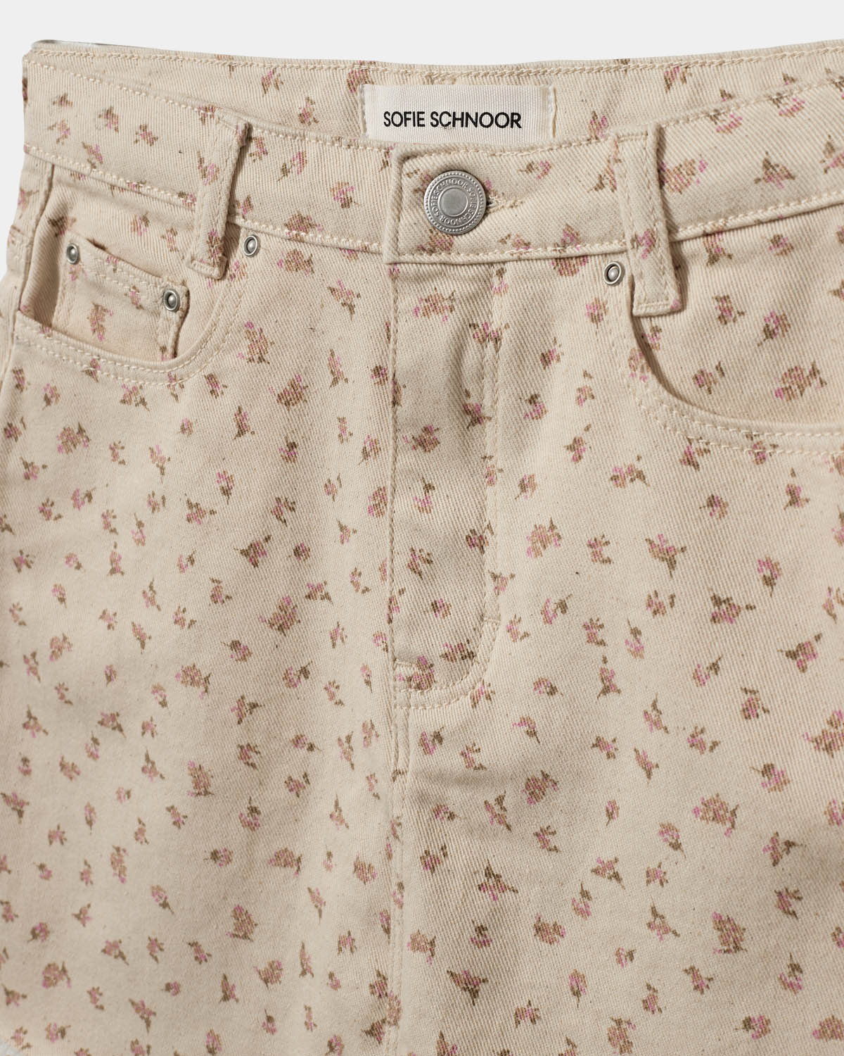 Sofie Schnoor YOUNG CallySY Skirt Skirt 9109 Off White w AOP