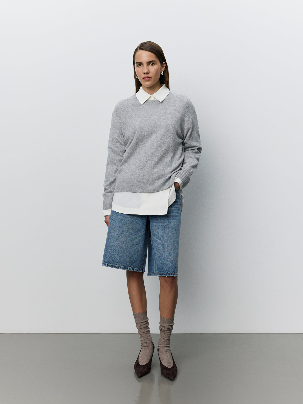 Sofie Schnoor WOMEN DELIASW KNIT Knit 8010 Grey melange