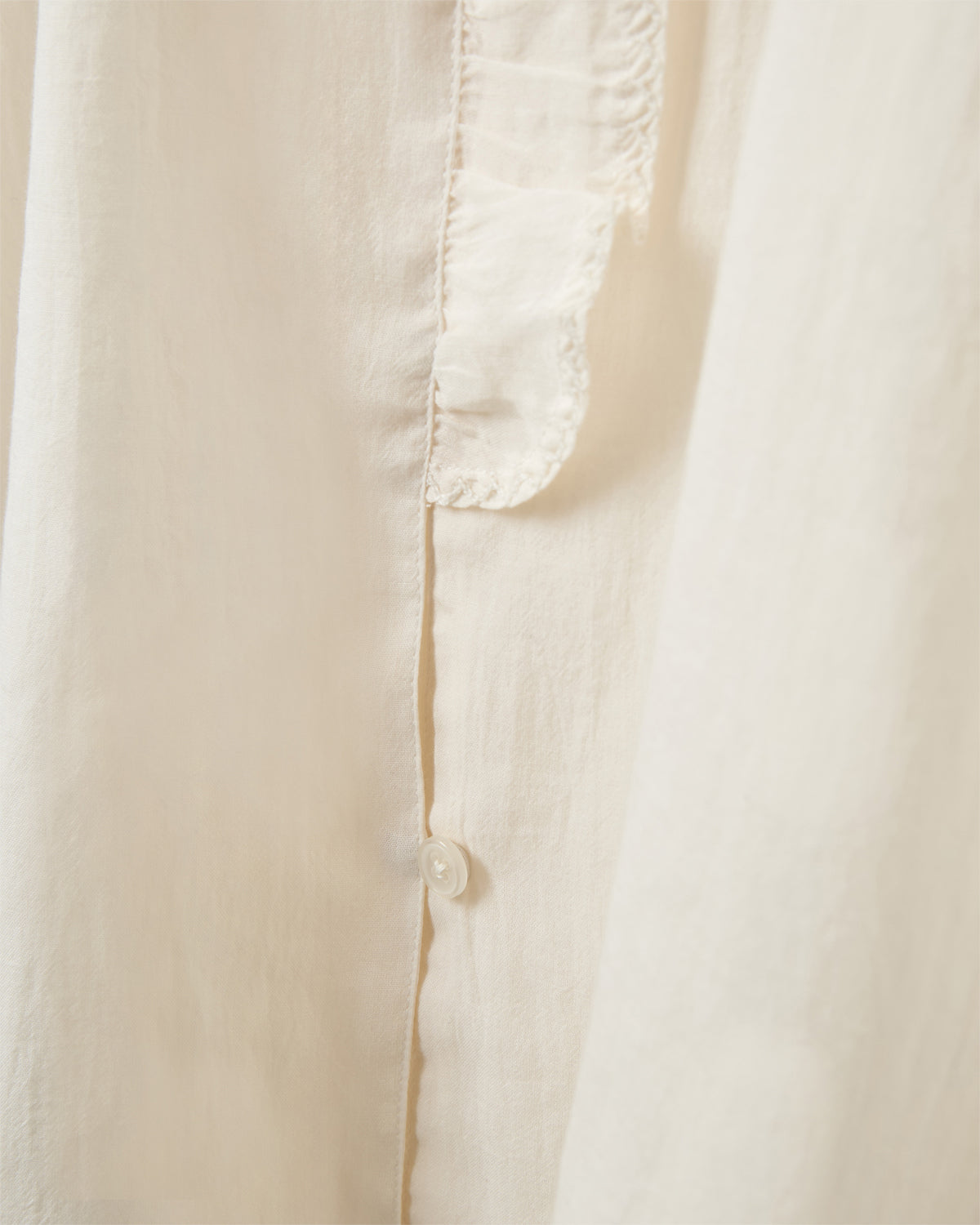 Sofie Schnoor WOMEN EDNASW FRILLED PLACKET SHIRT Shirt 0103 Off white