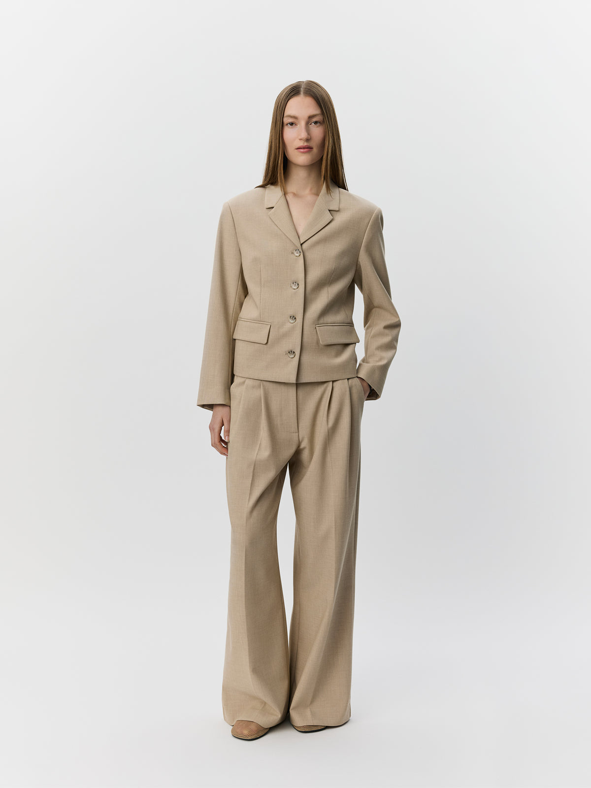 Sofie Schnoor WOMEN ELLYSW SHORT BLAZER Blazer 7105 Light Sand
