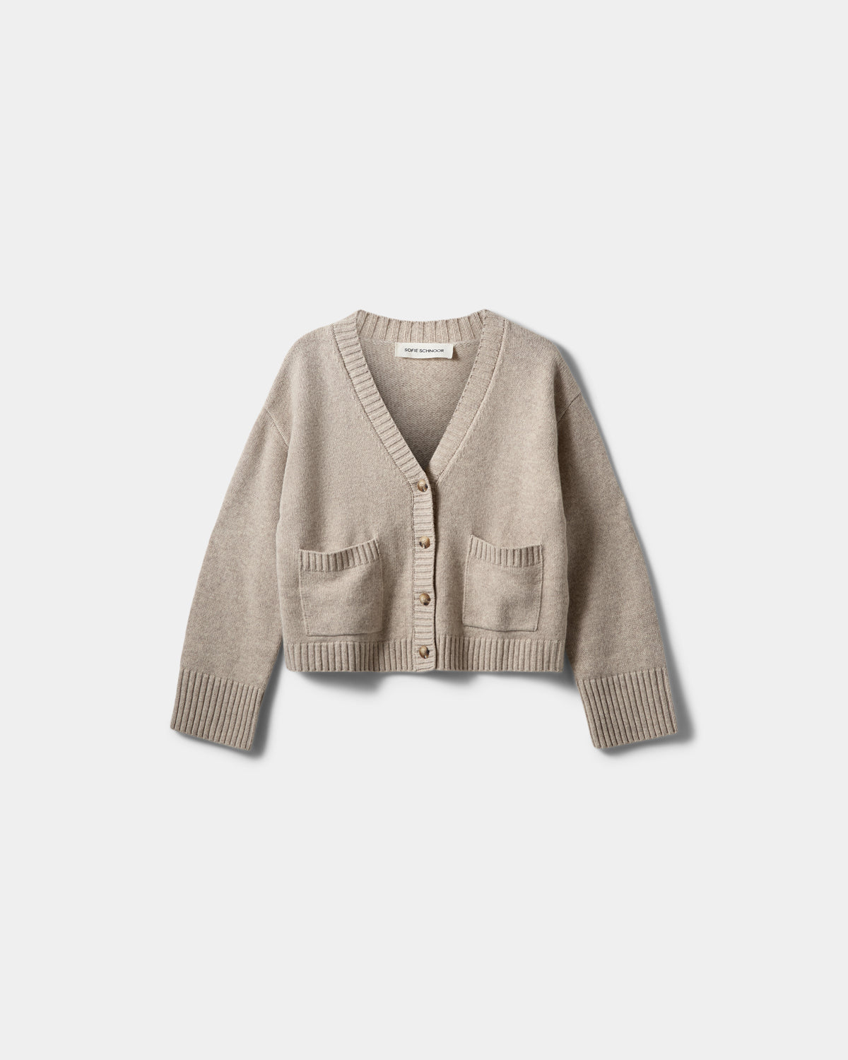 Sofie Schnoor WOMEN ELOWENSW KNIT CARDIGAN Cardigan 7131 Beige Melange