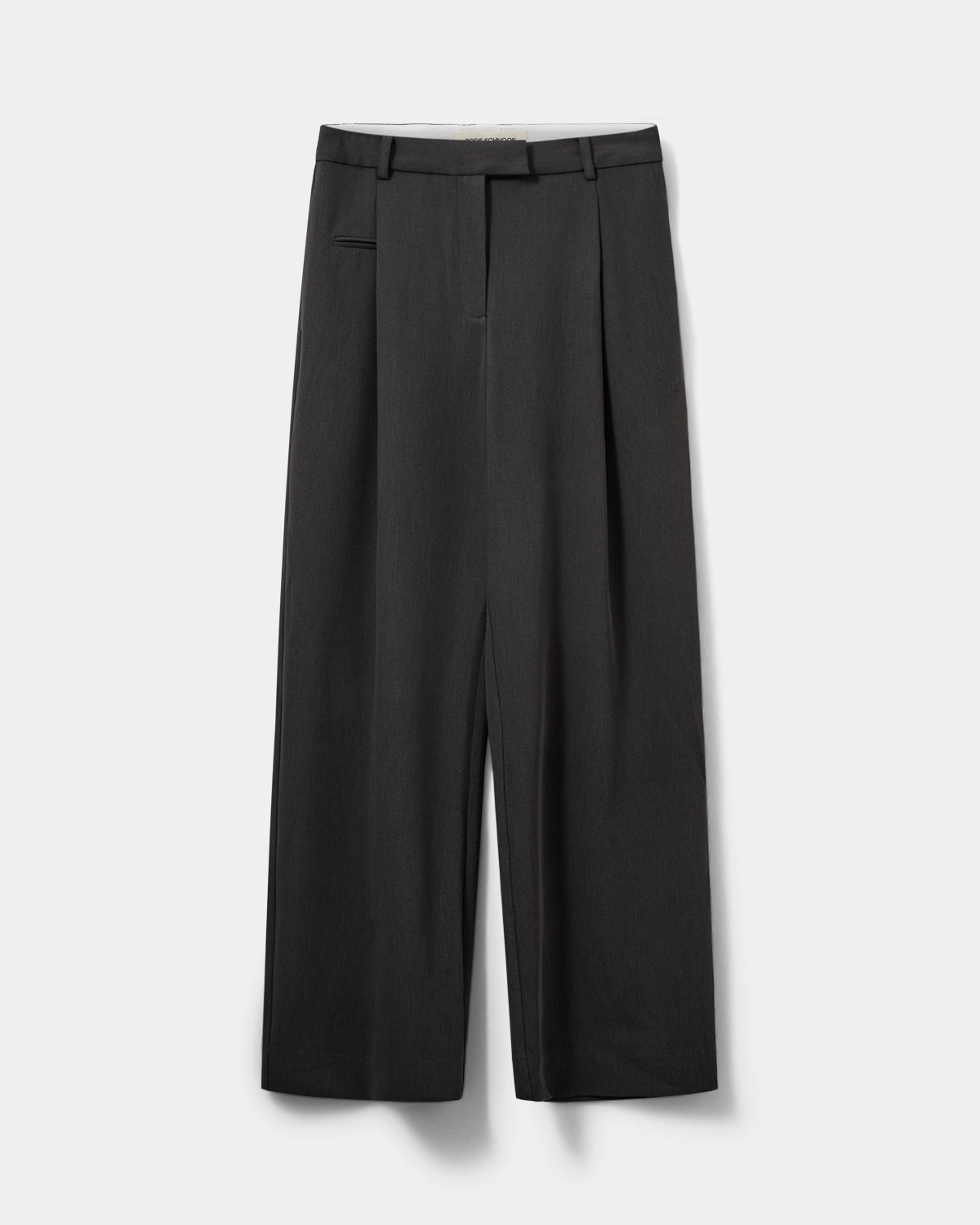 Sofie Schnoor WOMEN ELSABETHSW WIDE LEG SUITING TROUSERS Trousers 8008 Dark grey