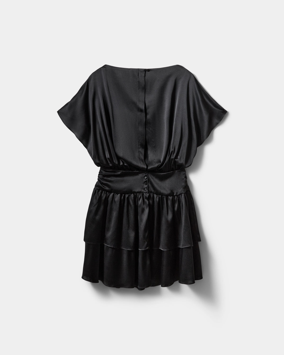 Sofie Schnoor WOMEN ICON 017 - EMBERSW SILK MINI DRESS Dress 1000 Black