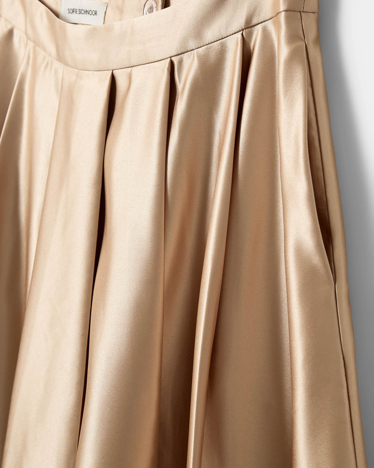 Sofie Schnoor WOMEN EMMYSW SATIN MAXI SKIRT Skirt 7070 Light beige