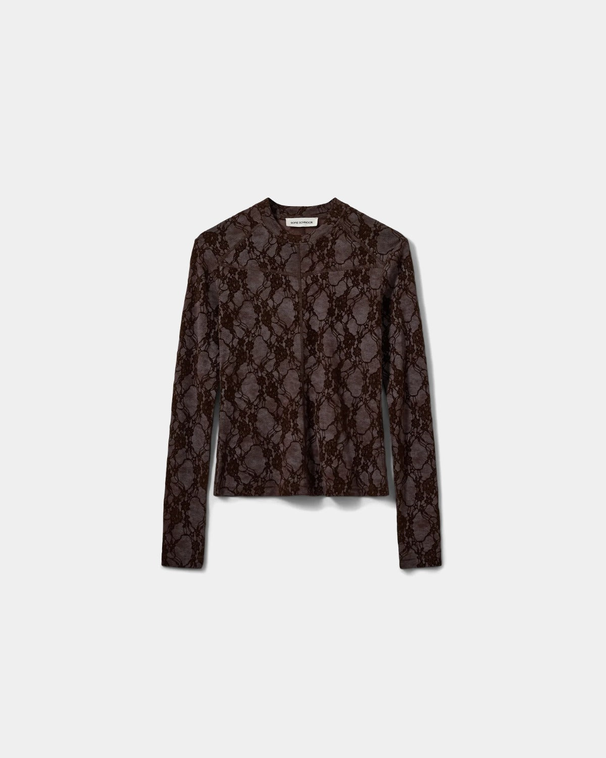Sofie Schnoor WOMEN FAESW LACE TOP Blouse 7168 Dark Plum