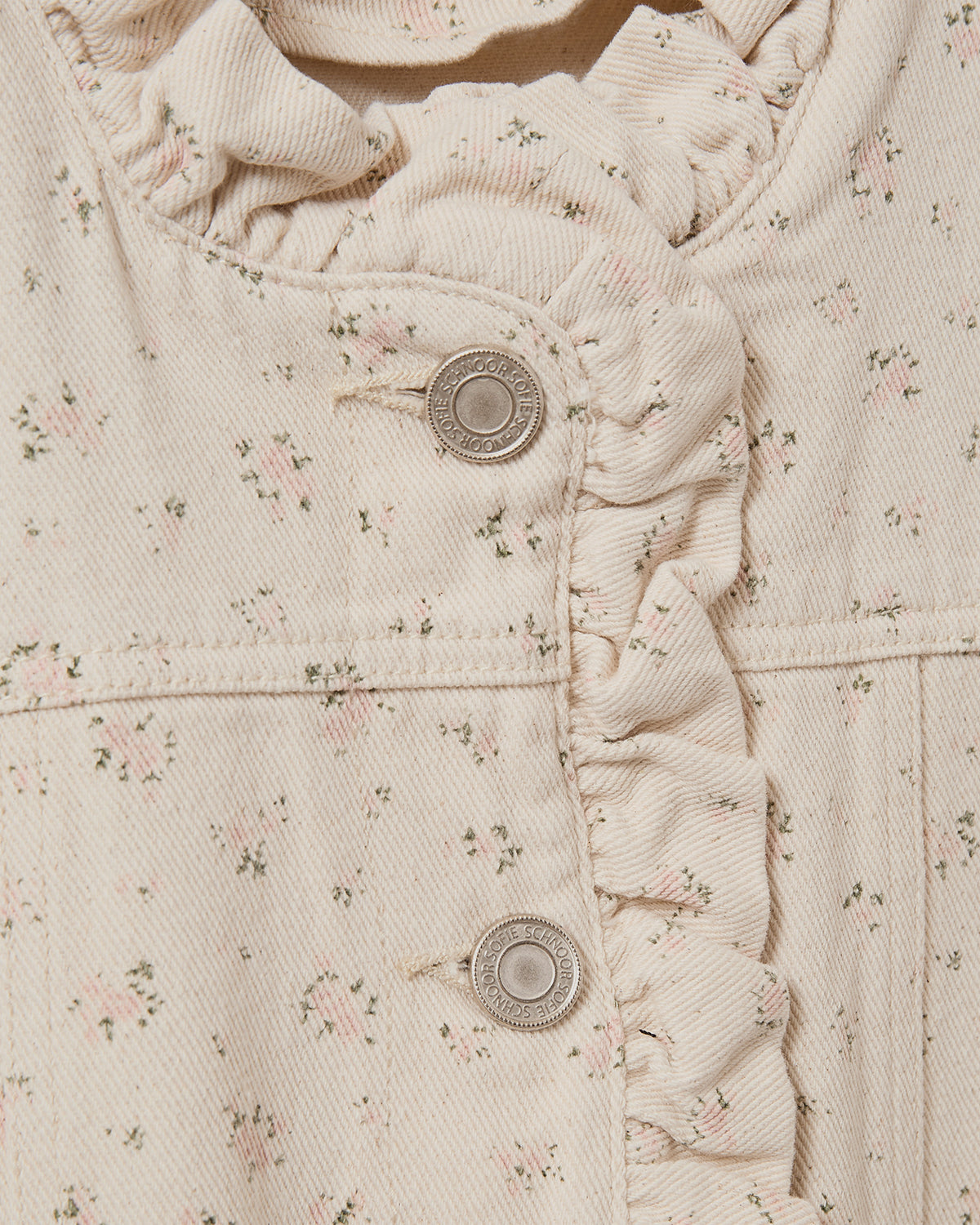 Sofie Schnoor WOMEN FARAHSW FRILL SLEEVE VEST Vest 5033 Rose Flower