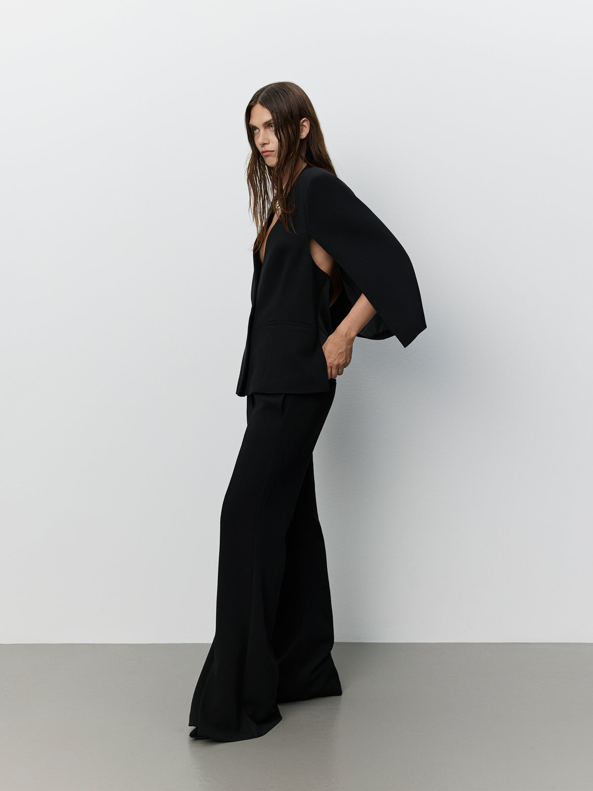 Sofie Schnoor WOMEN ICON 024 - FREDERIKKESW FLARED SUITING TROUSERS Trousers 1000 Black