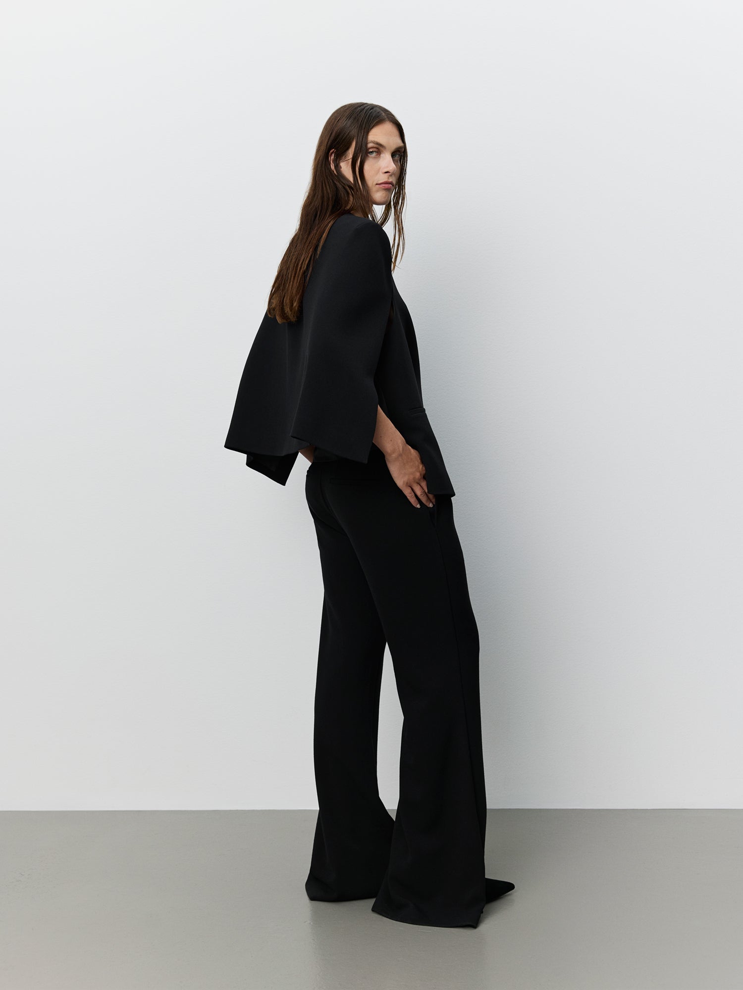 Sofie Schnoor WOMEN ICON 024 - FREDERIKKESW FLARED SUITING TROUSERS Trousers 1000 Black