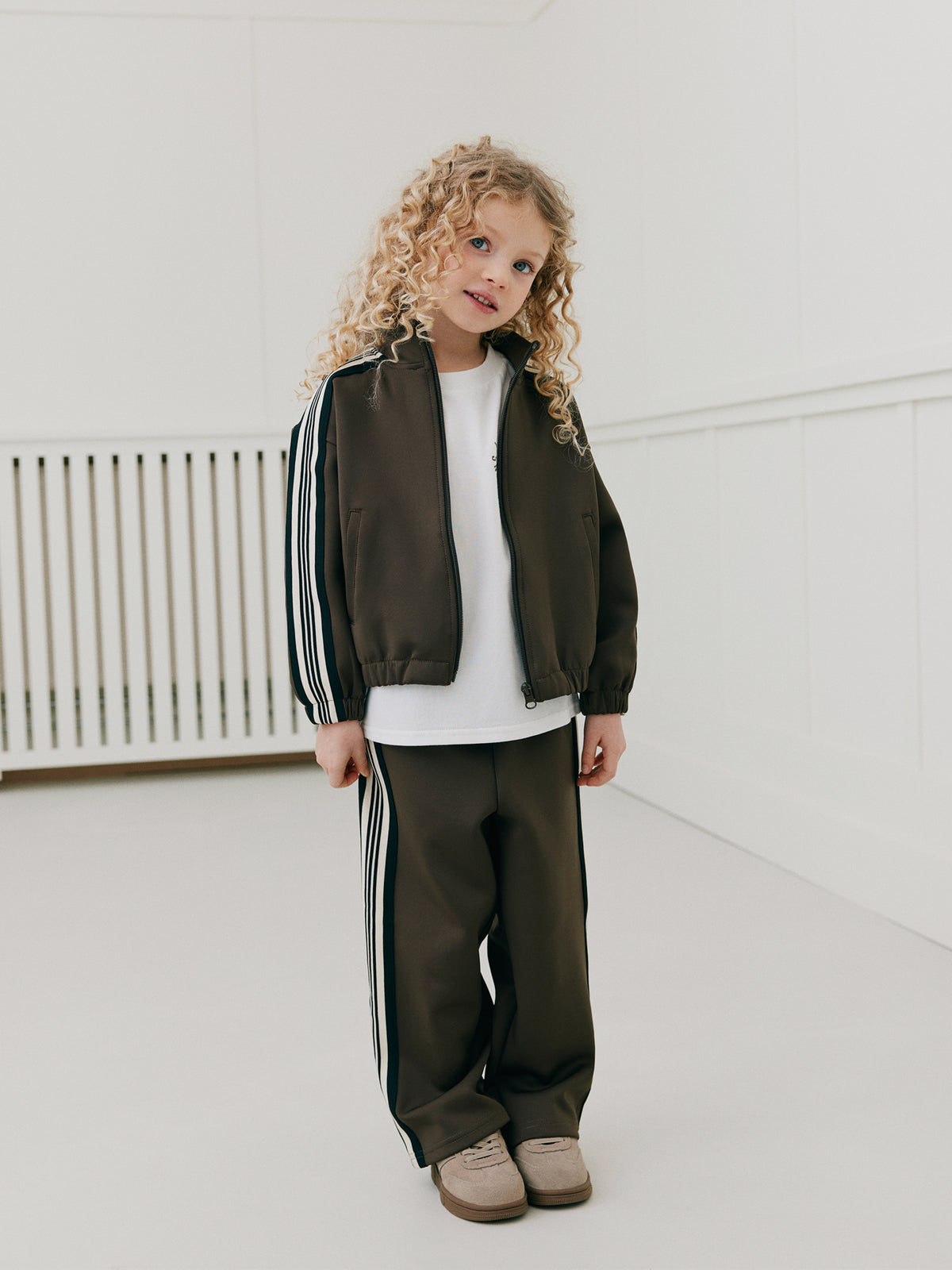 Sofie Schnoor KIDS GABBIKB TROUSERS Sweatpants 7014 Brown