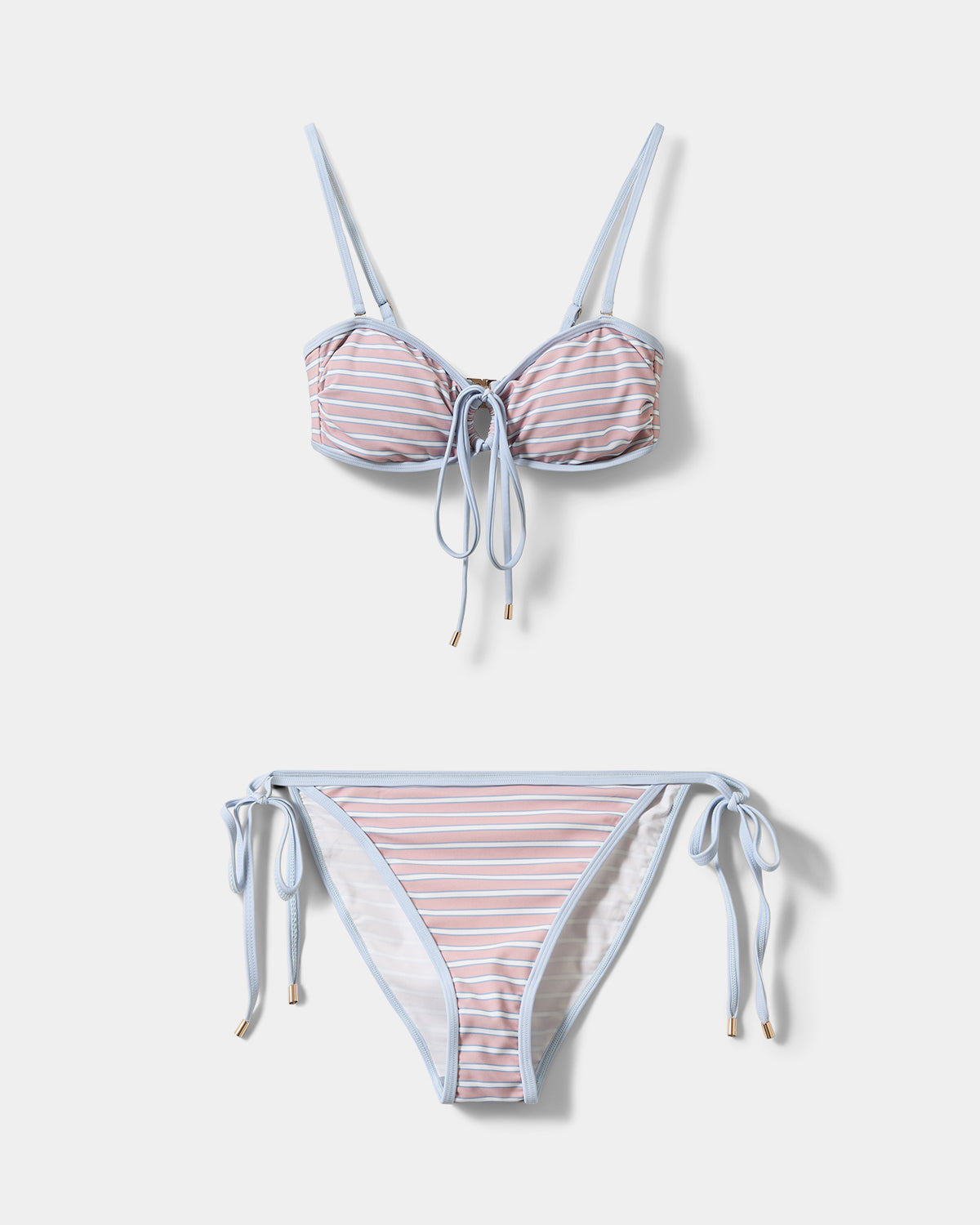 Sofie Schnoor WOMEN GABBYSW OPEN BANDEAU BIKINI Bikini 4104 Rose striped