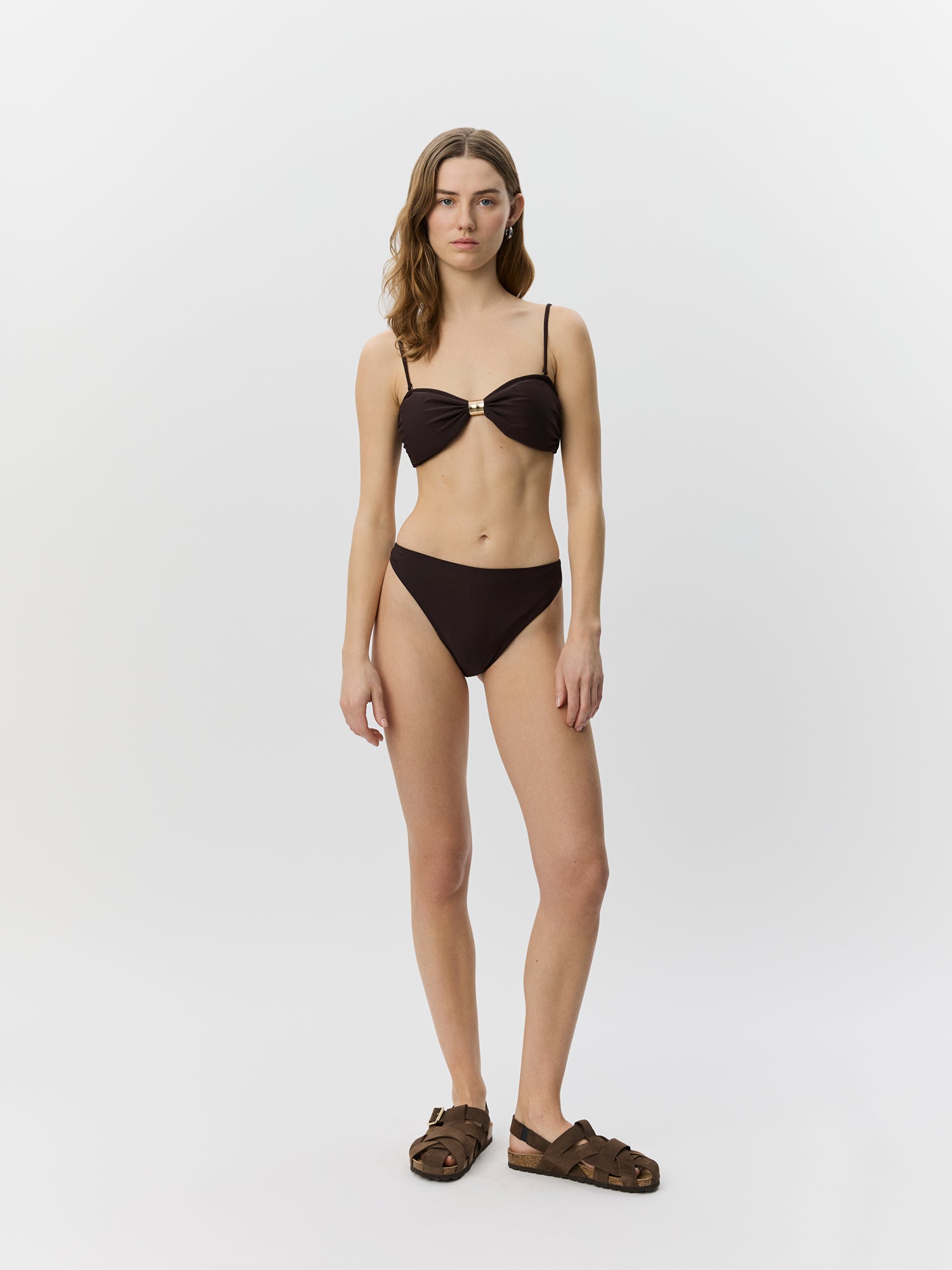Sofie Schnoor WOMEN GISELASW BIKINI WITH GOLDEN BUCKLE Bikini 7162 Intense Brown