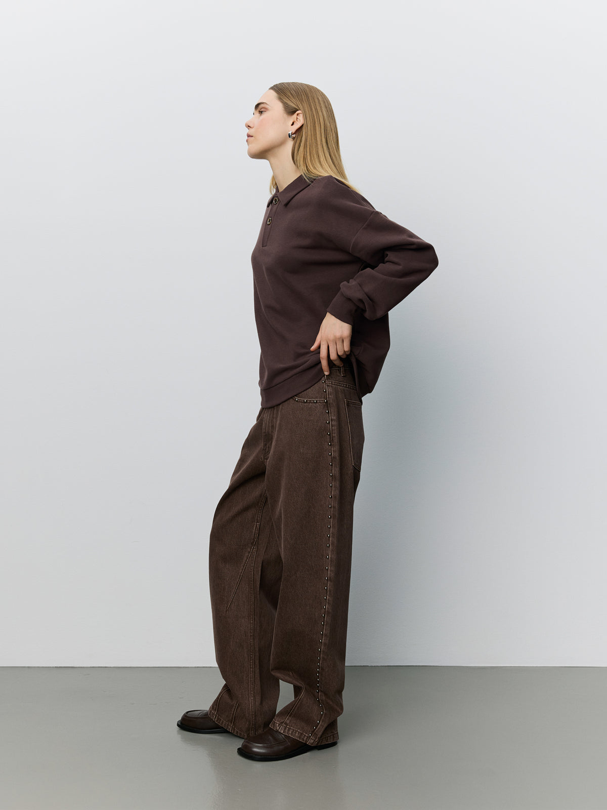 Sofie Schnoor WOMEN HAVANASW JEANS WITH RIVETS Jeans 9099 Middle Brown