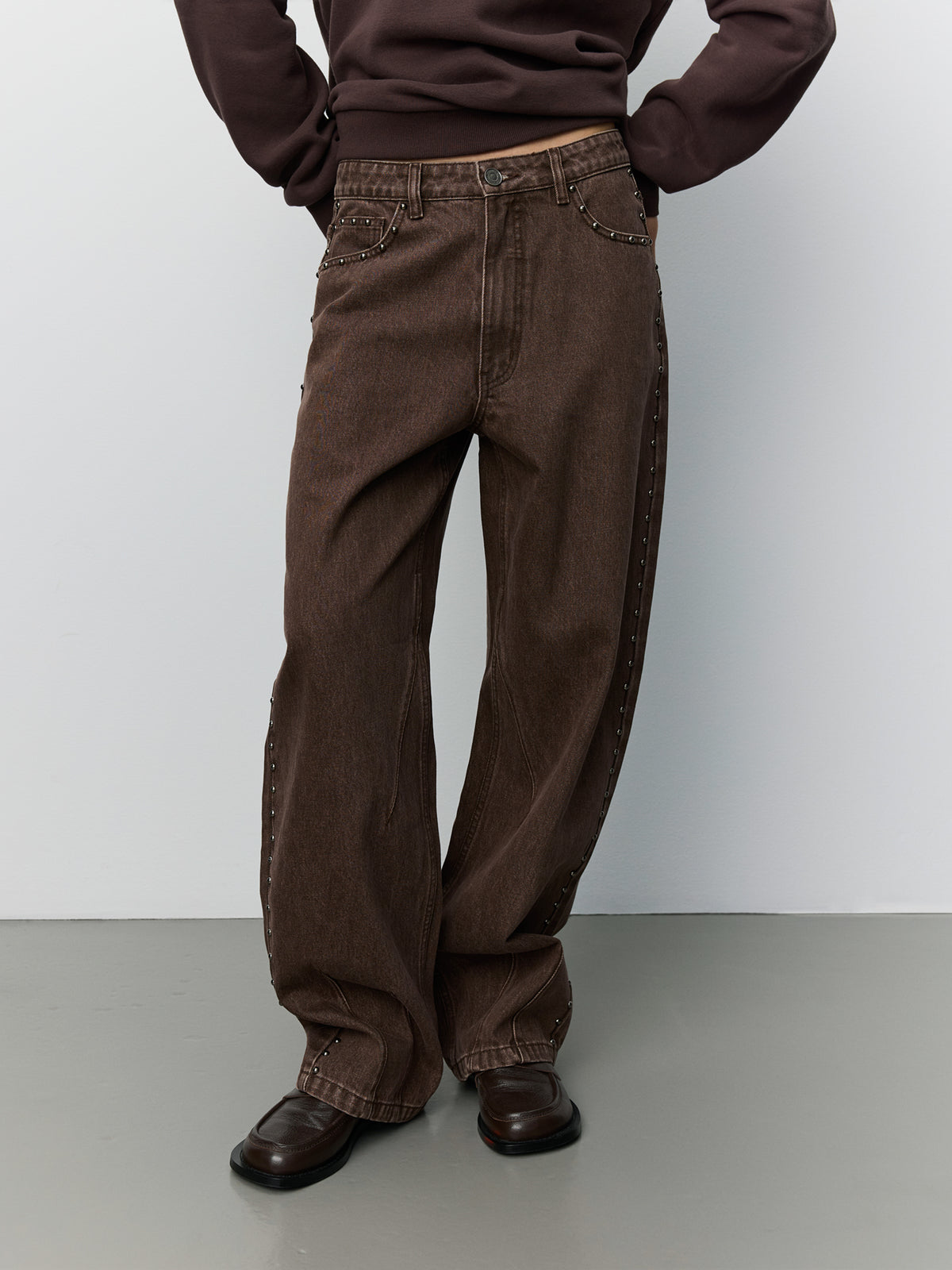 Sofie Schnoor WOMEN HAVANASW JEANS WITH RIVETS Jeans 9099 Middle Brown