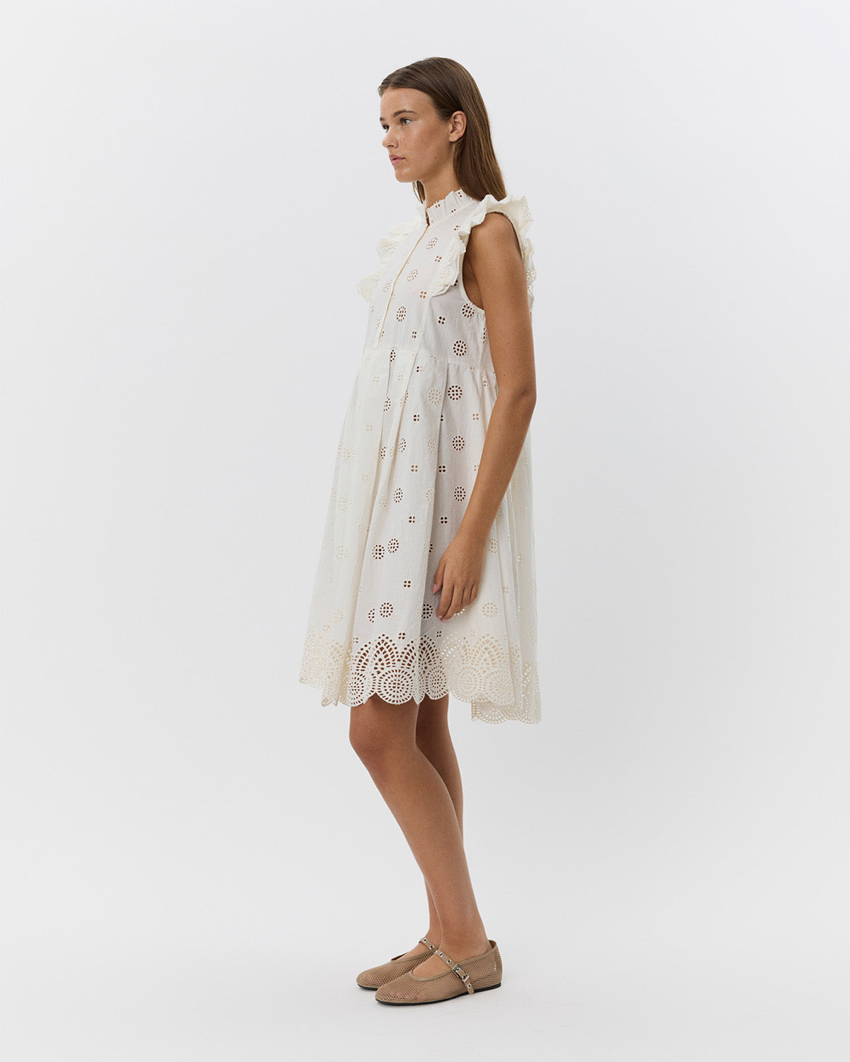 Sofie Schnoor WOMEN HELENASW DRESS Dress 0101 Off white
