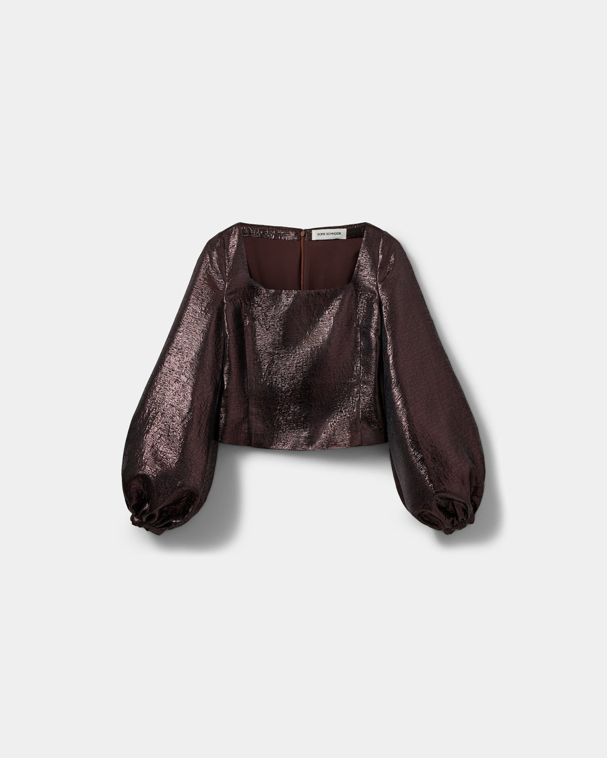 Sofie Schnoor WOMEN HOKIESW JACQUARD BLOUSE Blouse 7168 Dark Plum