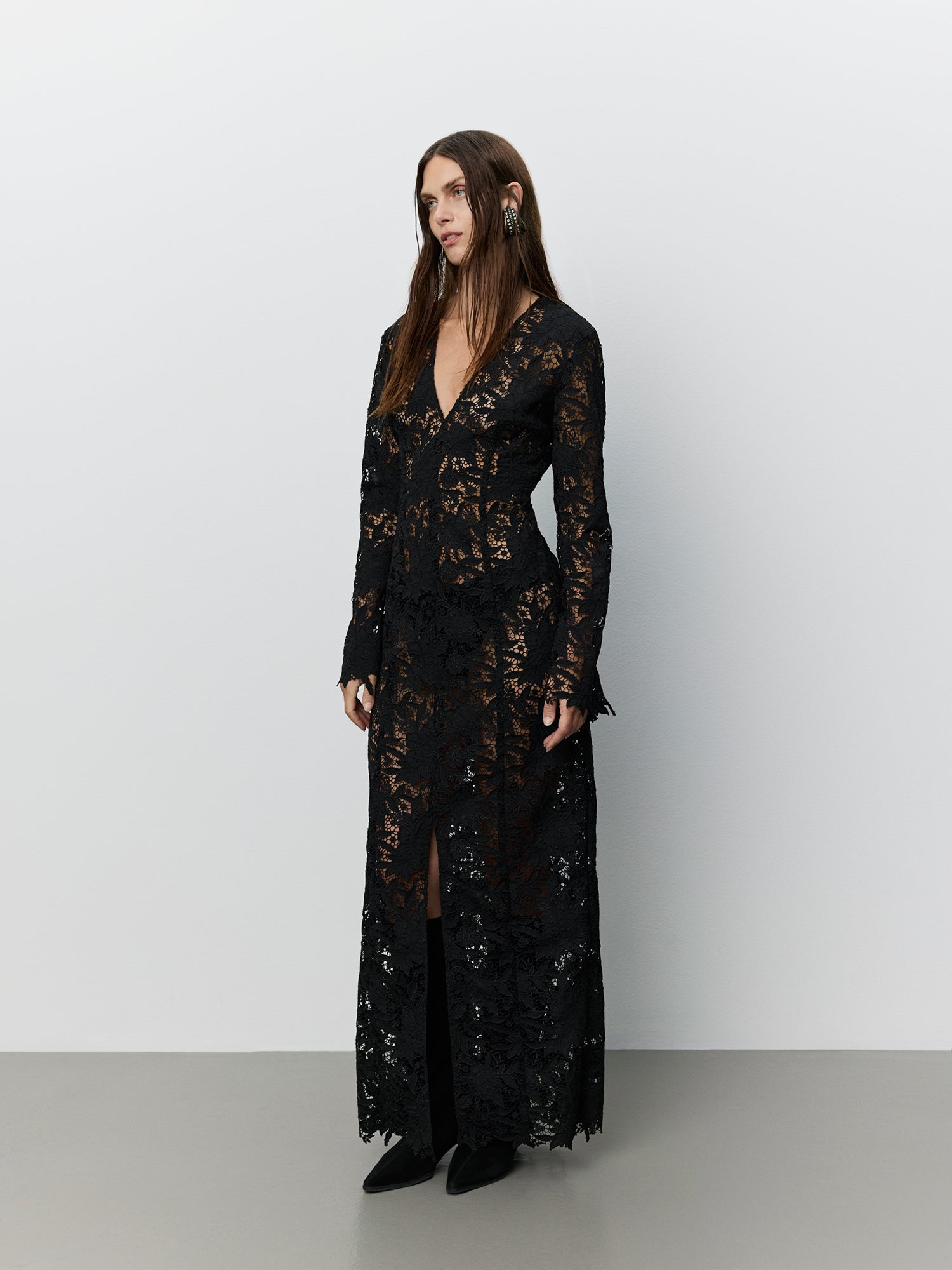 Sofie Schnoor WOMEN ICON 007 - OLYNOORSW LACE DRESS Dress 1000 Black