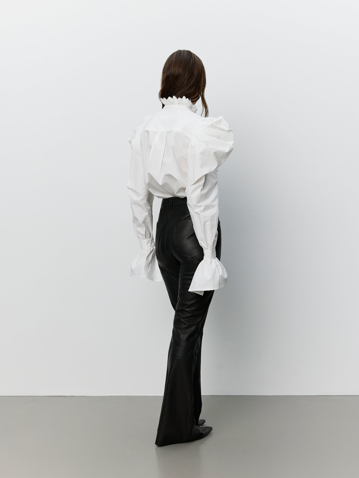 Sofie Schnoor WOMEN ICON 022 - GREDASW LEATHER TROUSERS Trousers 1000 Black