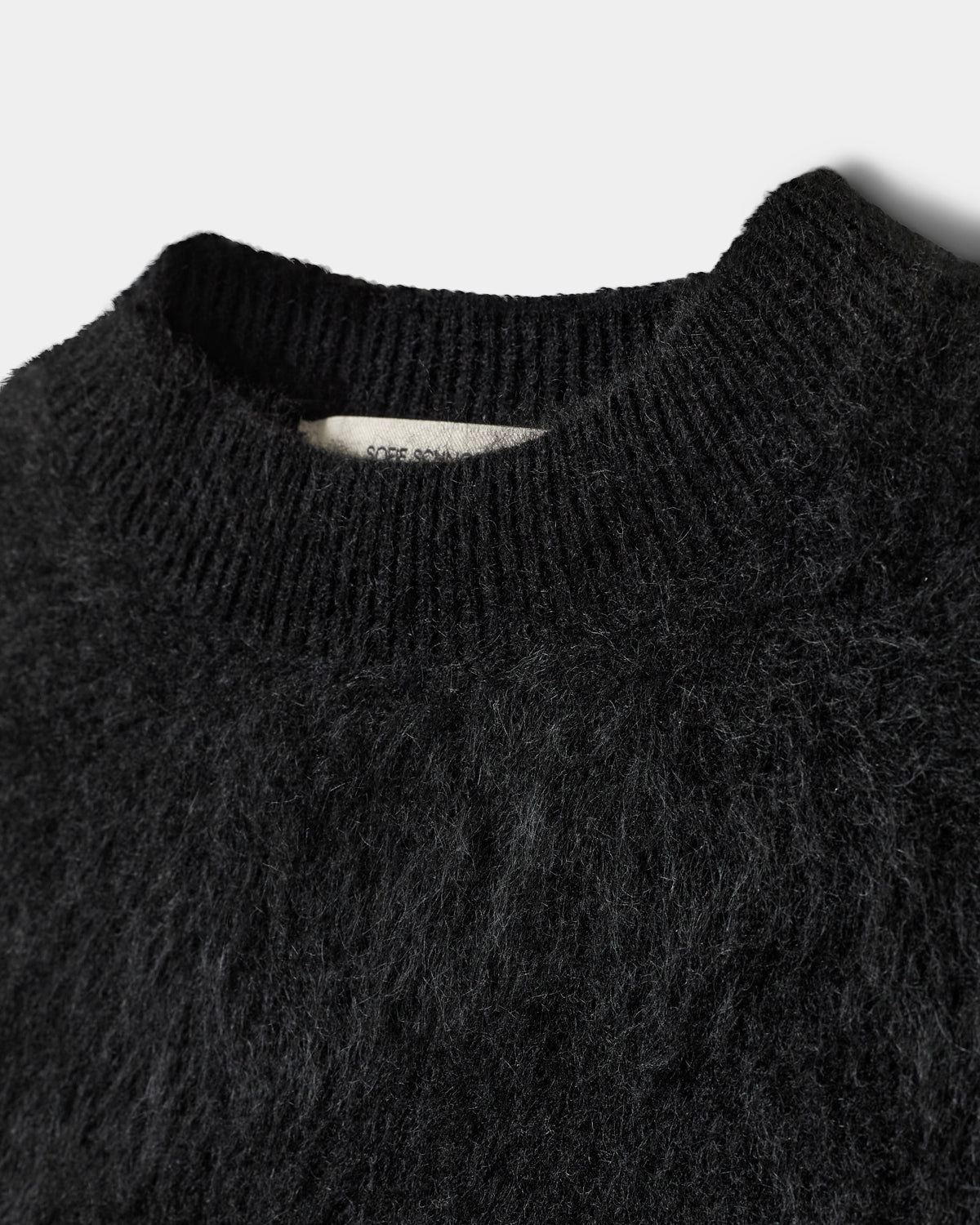 Sofie Schnoor WOMEN ICON 023 - YOKASW YAK WOOL CREWNECK Knit 1000 Black