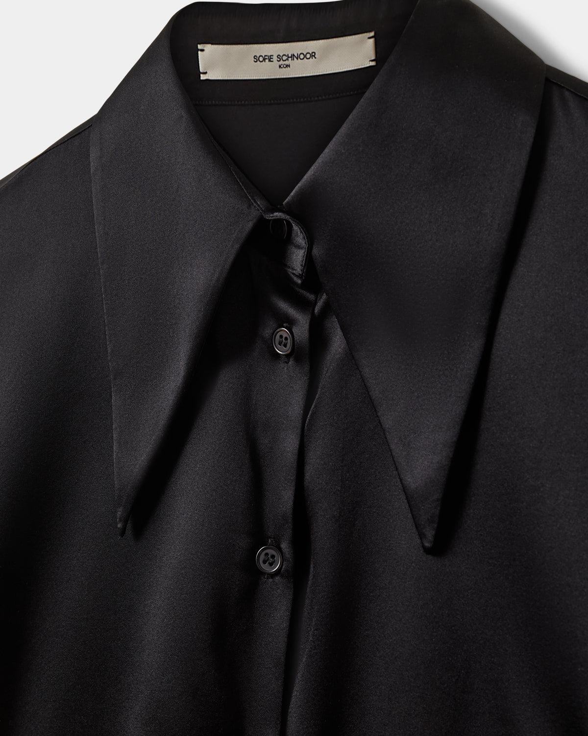 Sofie Schnoor WOMEN ICON 015 - TAMMYSW SILK SHIRT Shirt 1000 Black