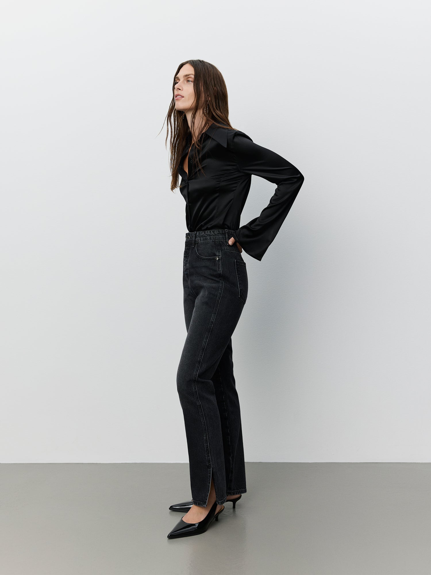 Sofie Schnoor WOMEN ICON 015 - TAMMYSW SILK SHIRT Shirt 1000 Black