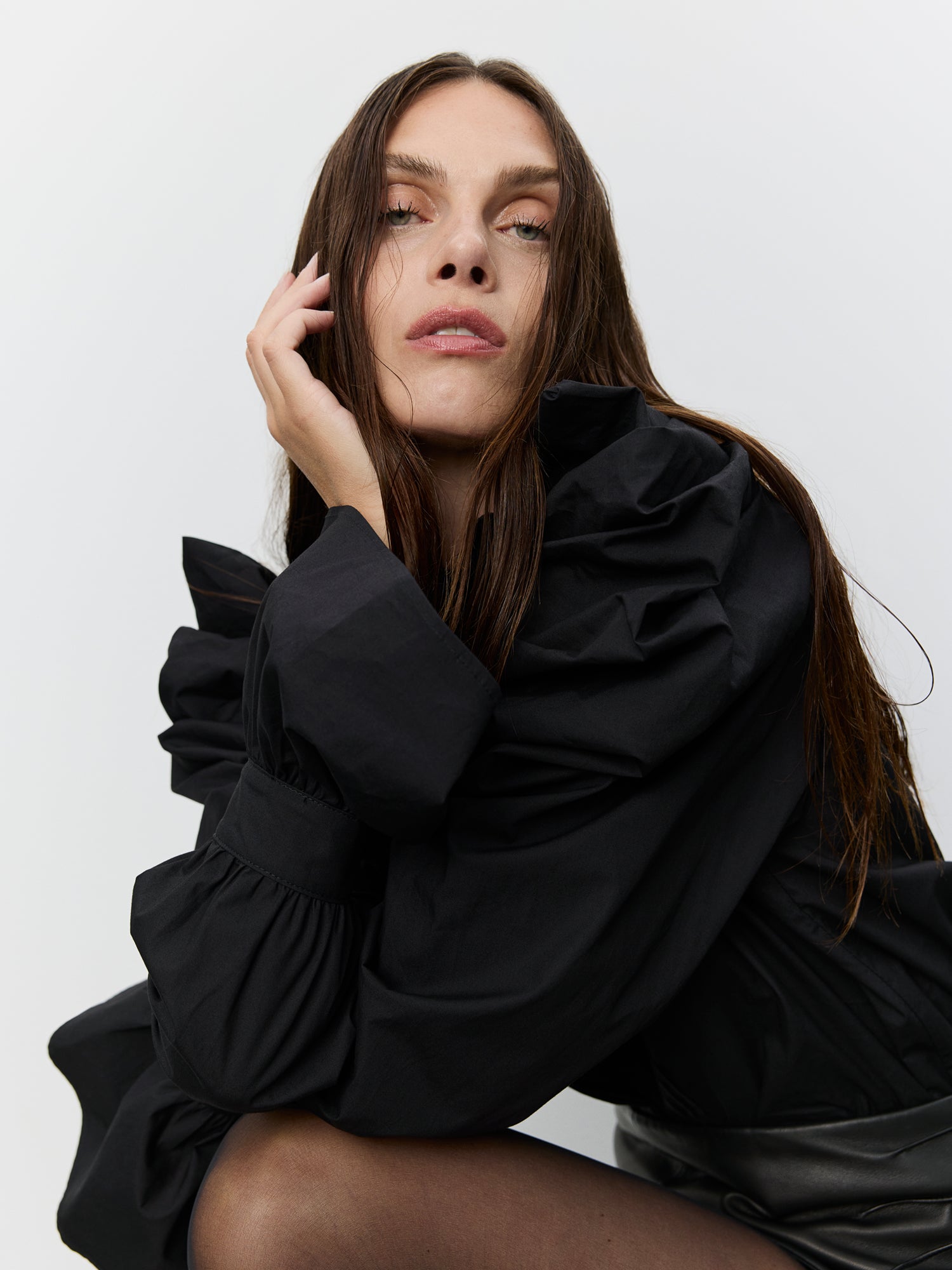 Sofie Schnoor WOMEN ICON 010 - ILCYSW EMBROIDERED SHIRT Shirt 1000 Black